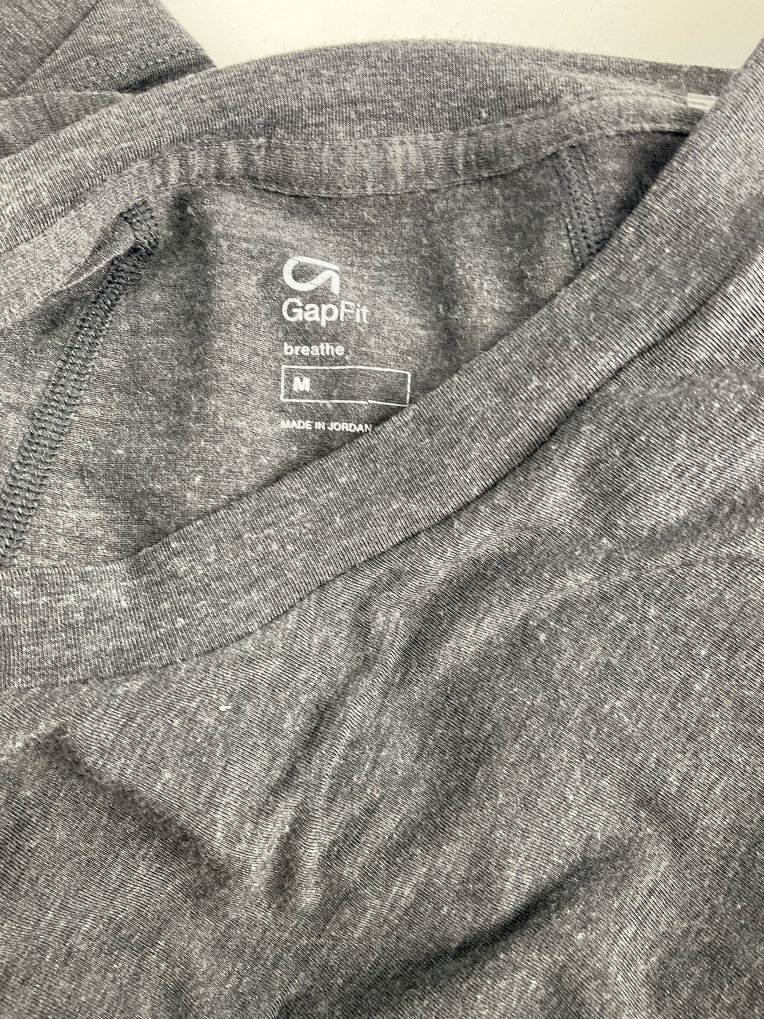 Gap fit - Charcoal Solid Pre-Owned Ladies Casual Top - Size M