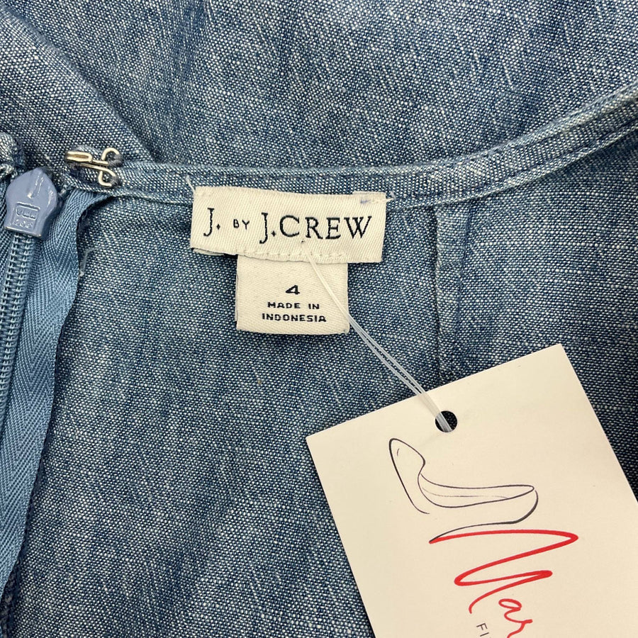 J Crew Chambray Pre-Owned Ladies Dress - Size 4