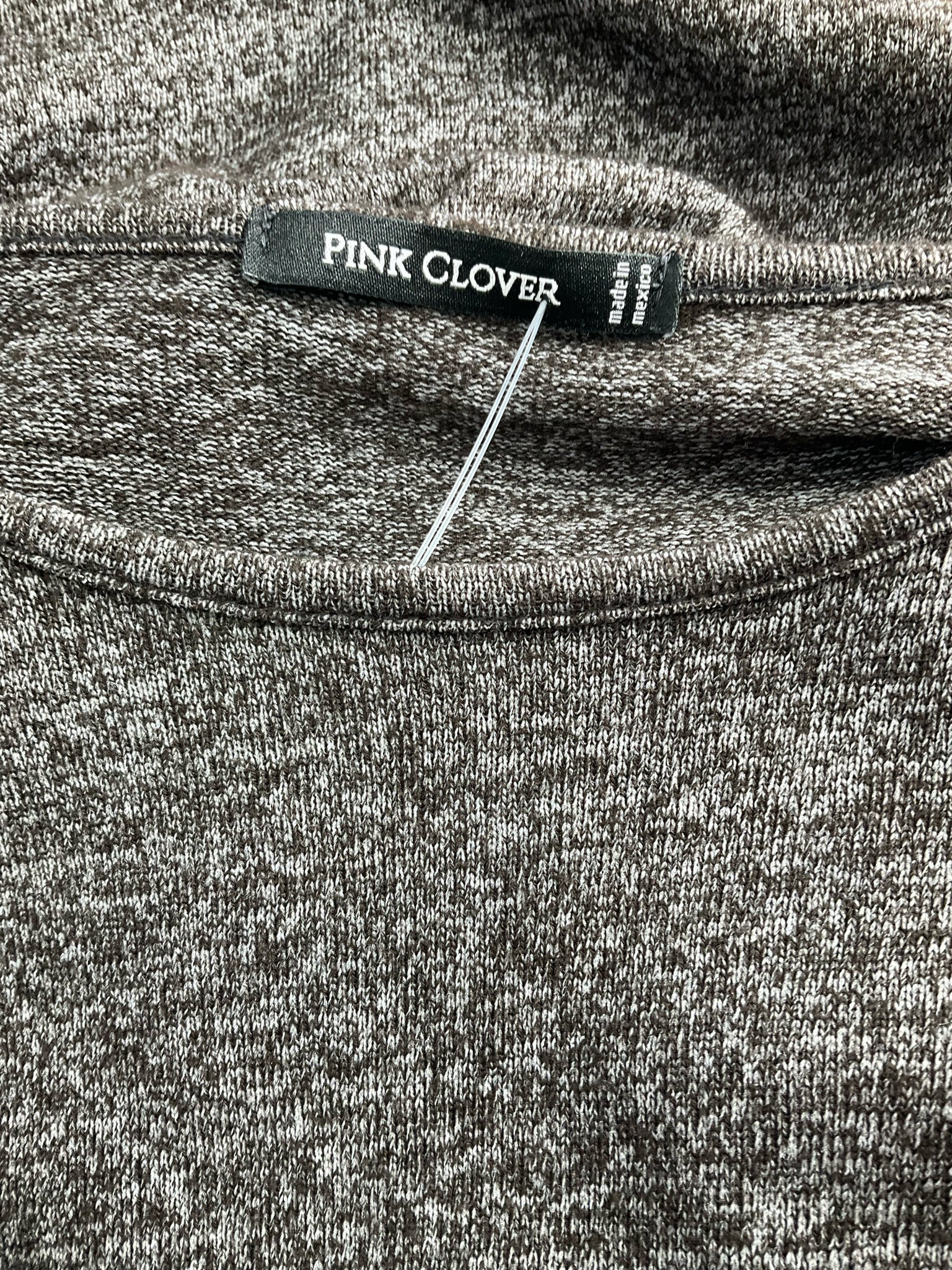 Pink Clover - Heather Gray Solid Pre-Owned Ladies Top - Size Small