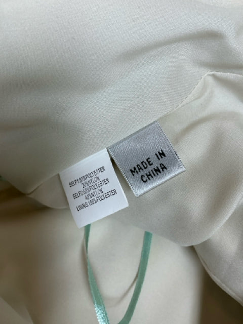 Kay Unger Aqua Lace Pre-Owned Ladies Dress - Size 10