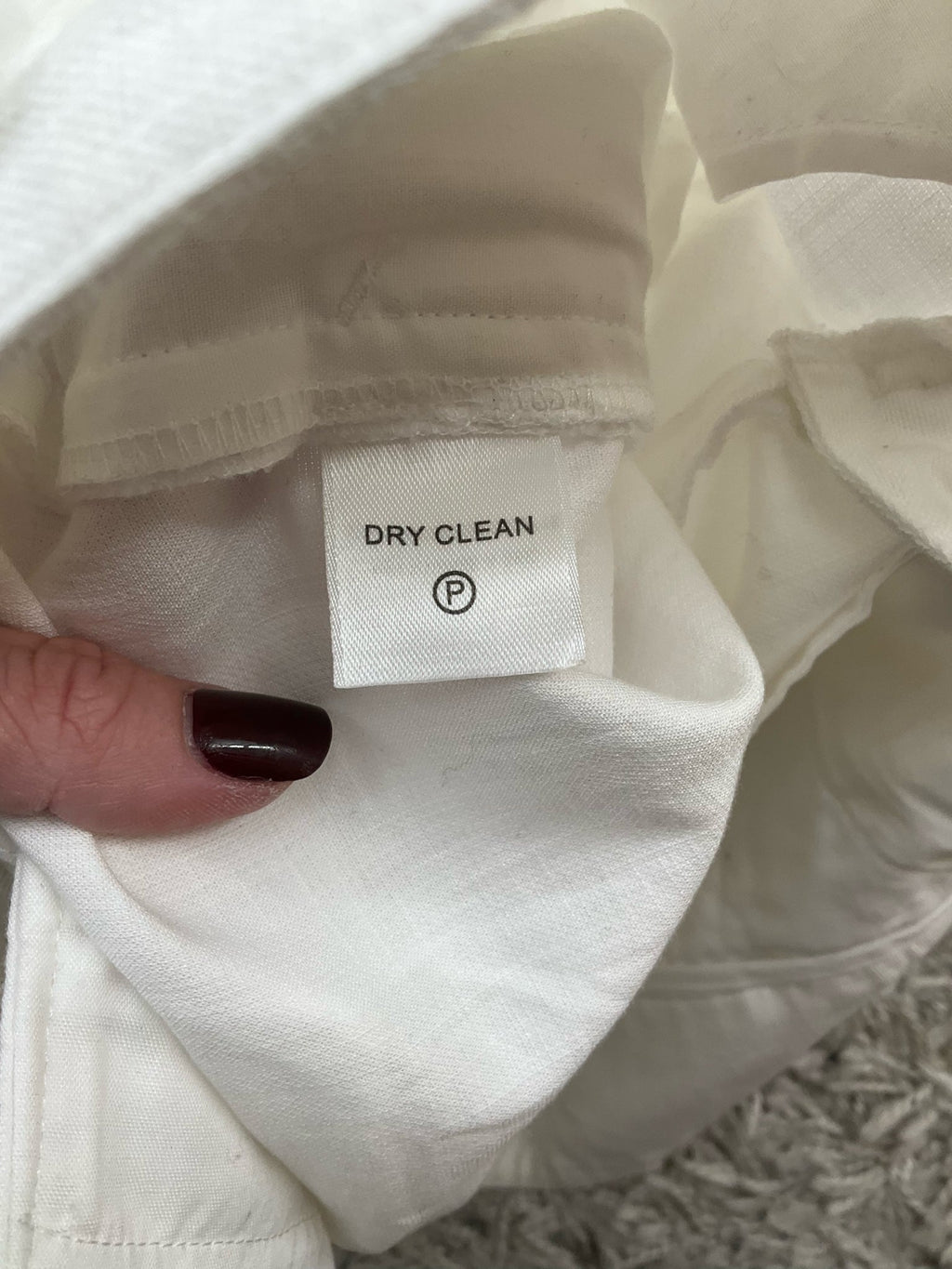 White wide leg sailor trousers by Robert Rodriguez, size 4, showcasing a preppy coastal style with a mid-rise fit.