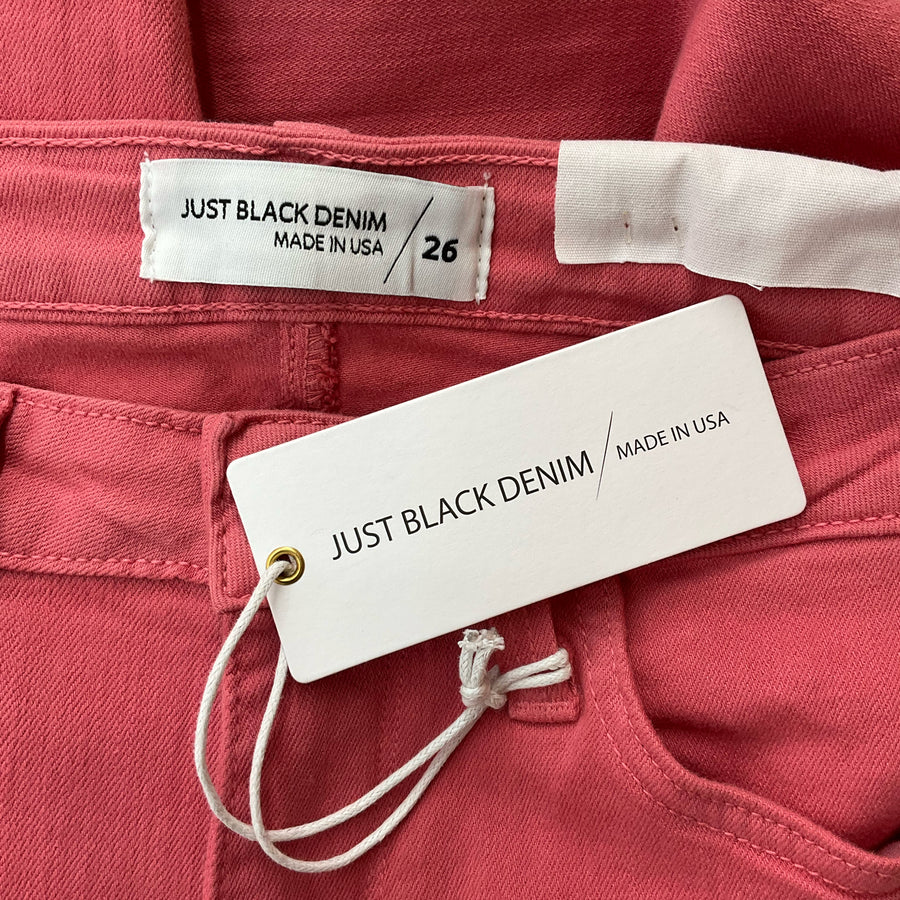 Just Black Coral Pre-Owned Ladies New with Tags Jeans – Size 3