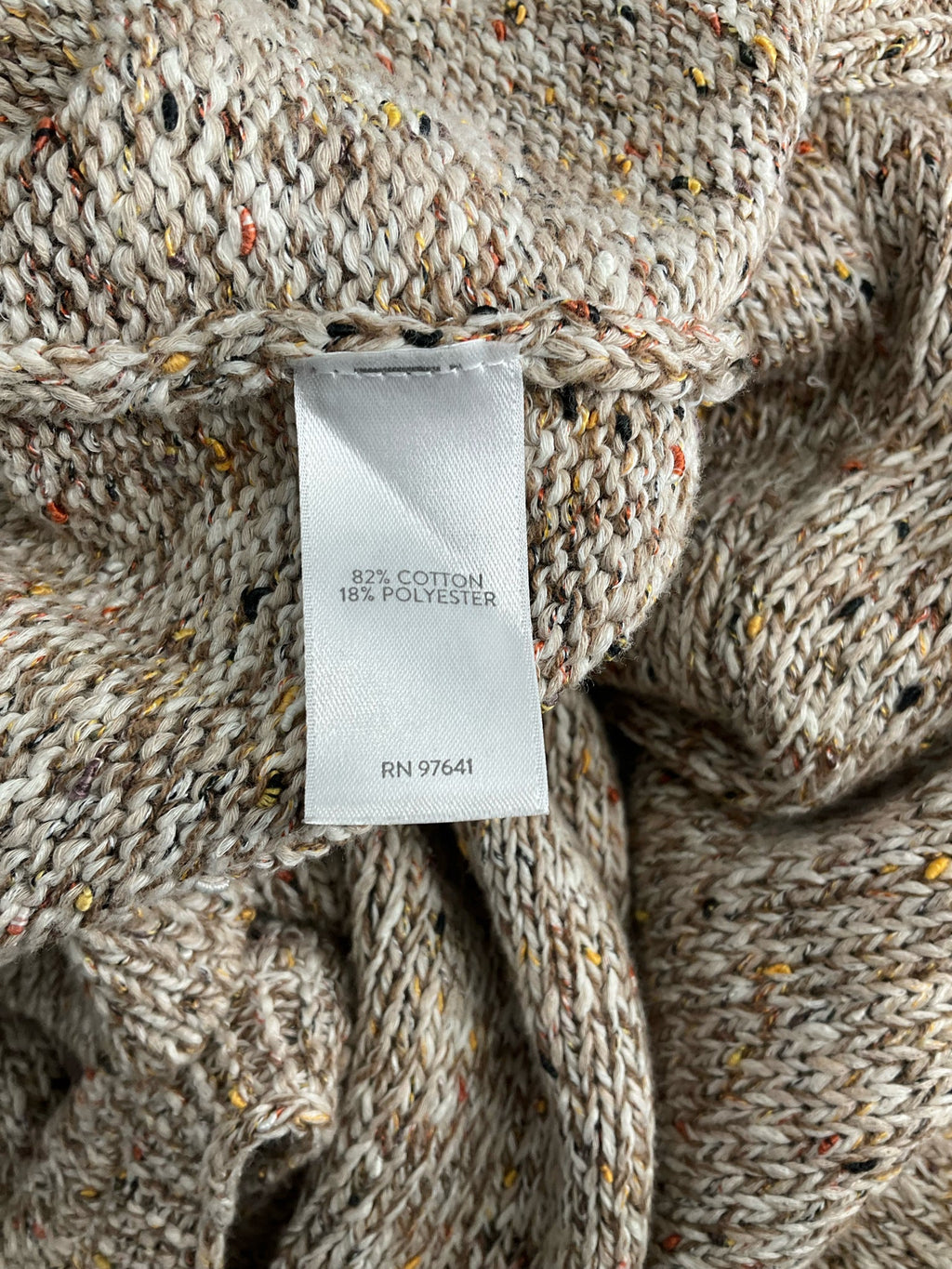 J Jill - Taupe Speckeled Pre-Owned Ladies Casual Top - Size XL