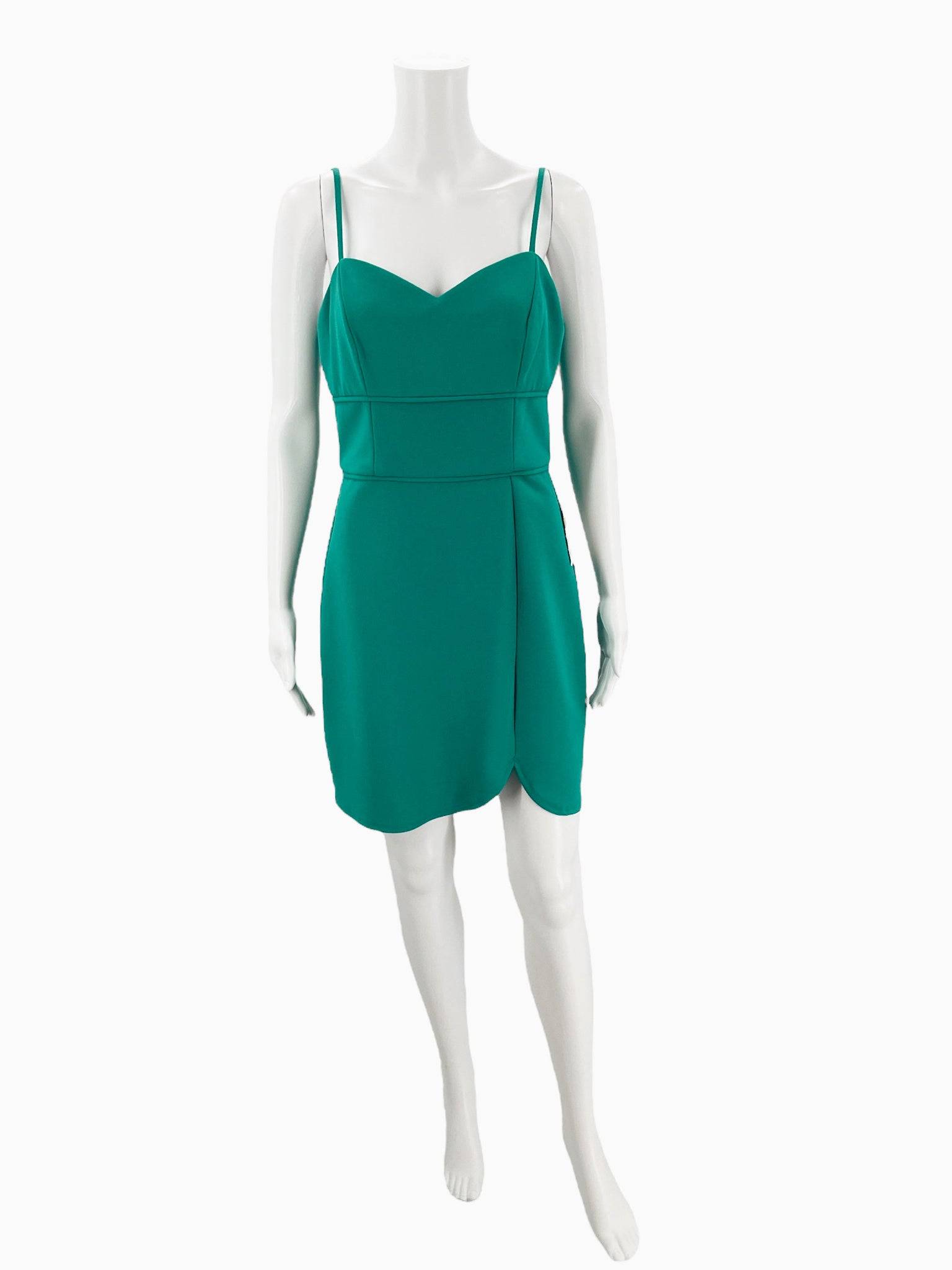 B Darlin Green Pre-Owned Mini Dress - Size 11/12 - Margaret’s Fine Consignment