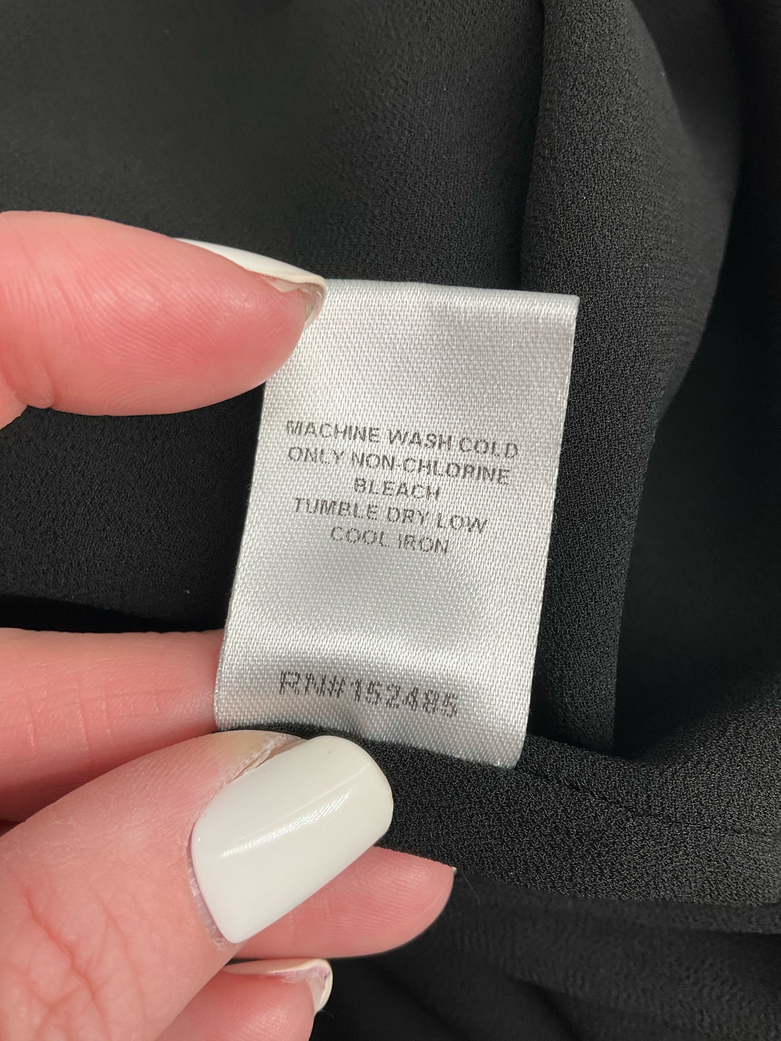 Papermoon Black Solid Pre-Owned Ladies Casual Top -  Size 2X