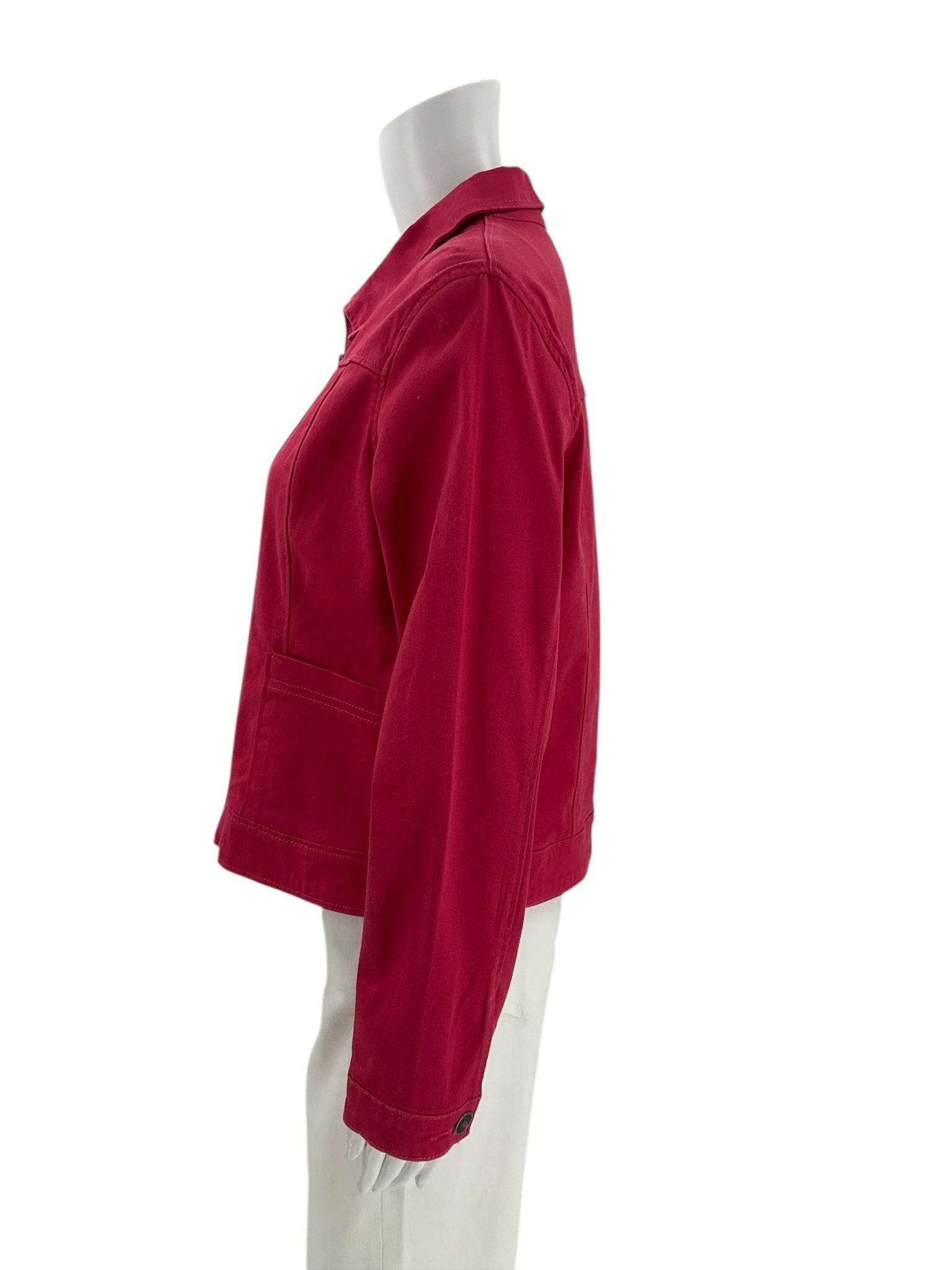 Skye's The Limit Pink Solid Pre-Owned Ladies Jacket - Size Large - Margaret’s Fine Consignment