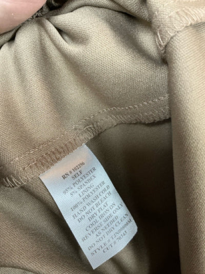 Connected Apparel Gold Shimmer Pre-Owned Ladies Dress - Size 8