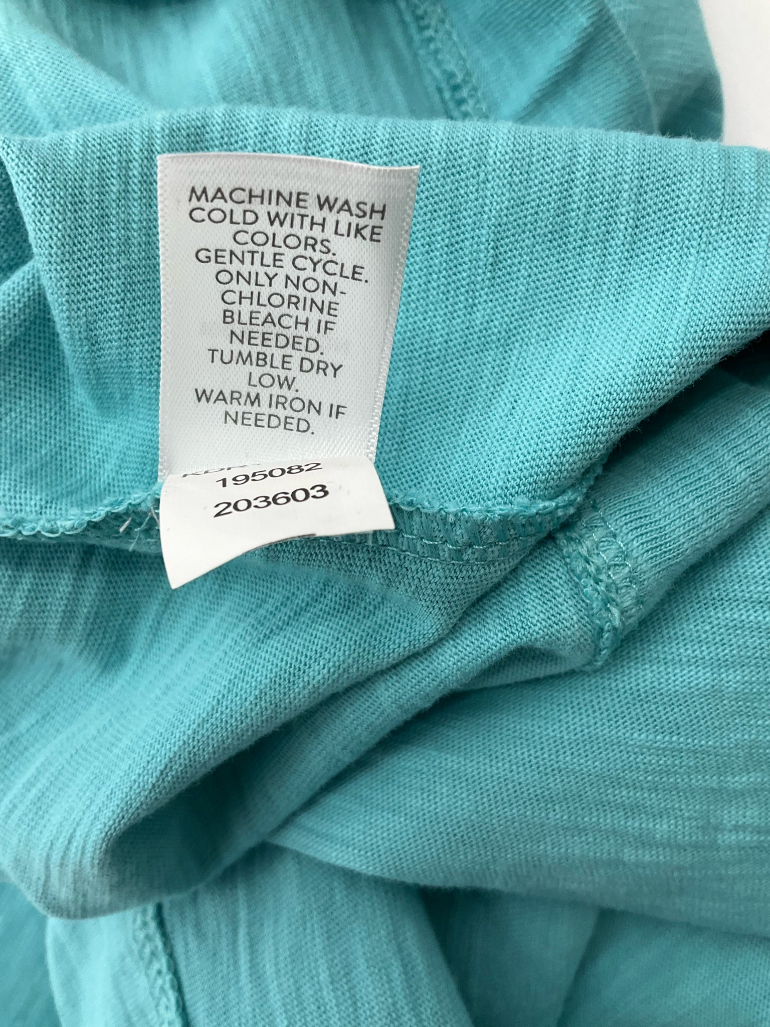 J Jill Aqua Solid Pre-Owned Ladies New With Tags Dress - Size Small Petite