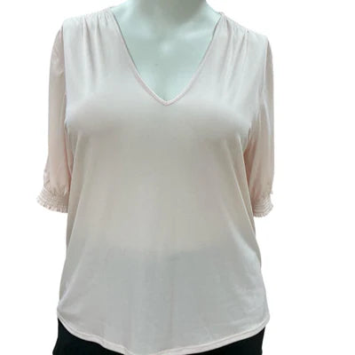 Banana Republic Pink Solid Pre-Owned Ladies Top - Size XL
