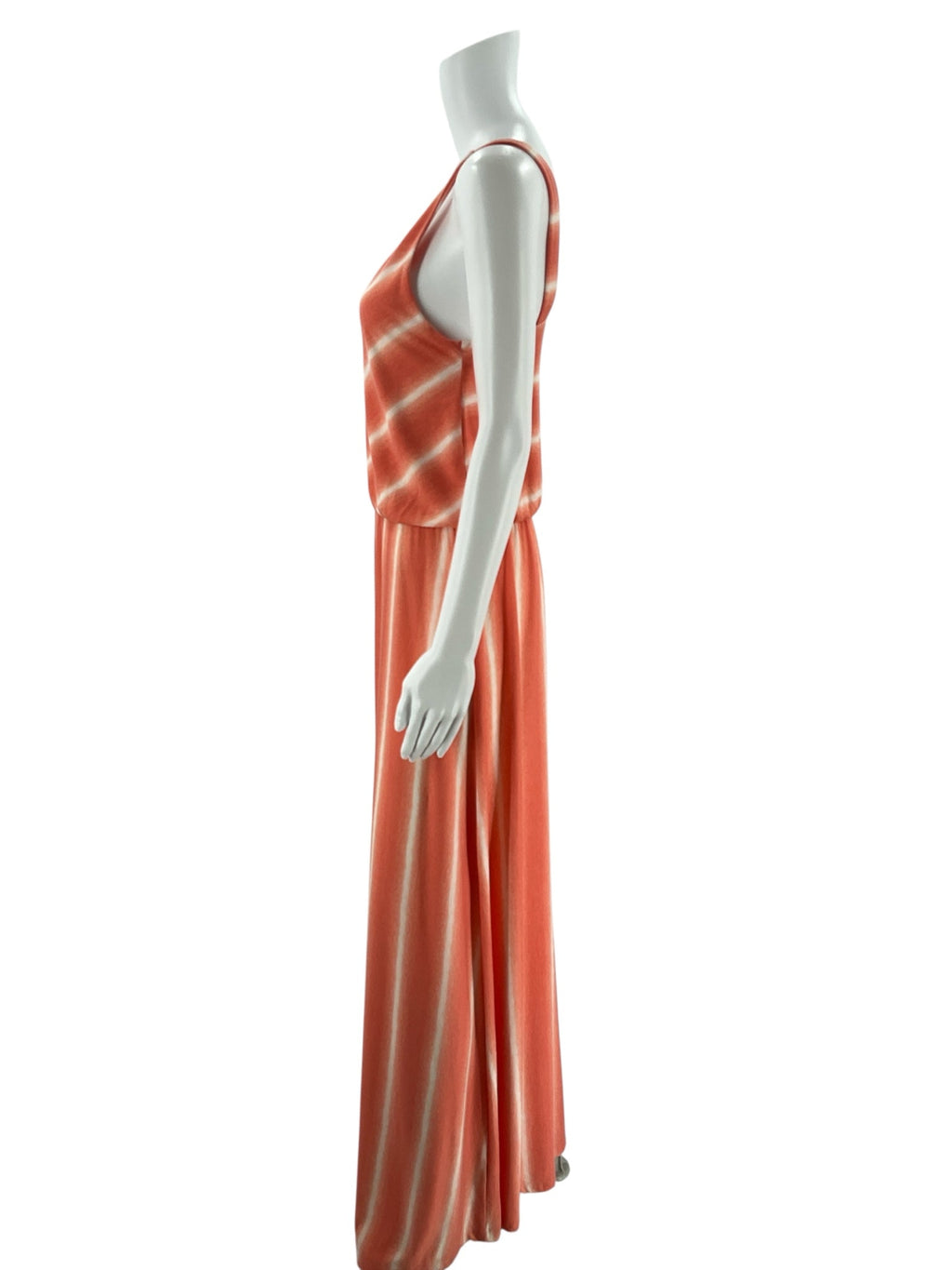 Sonoma Orange/White Print Pre-Owned Ladies Dress - Size Small