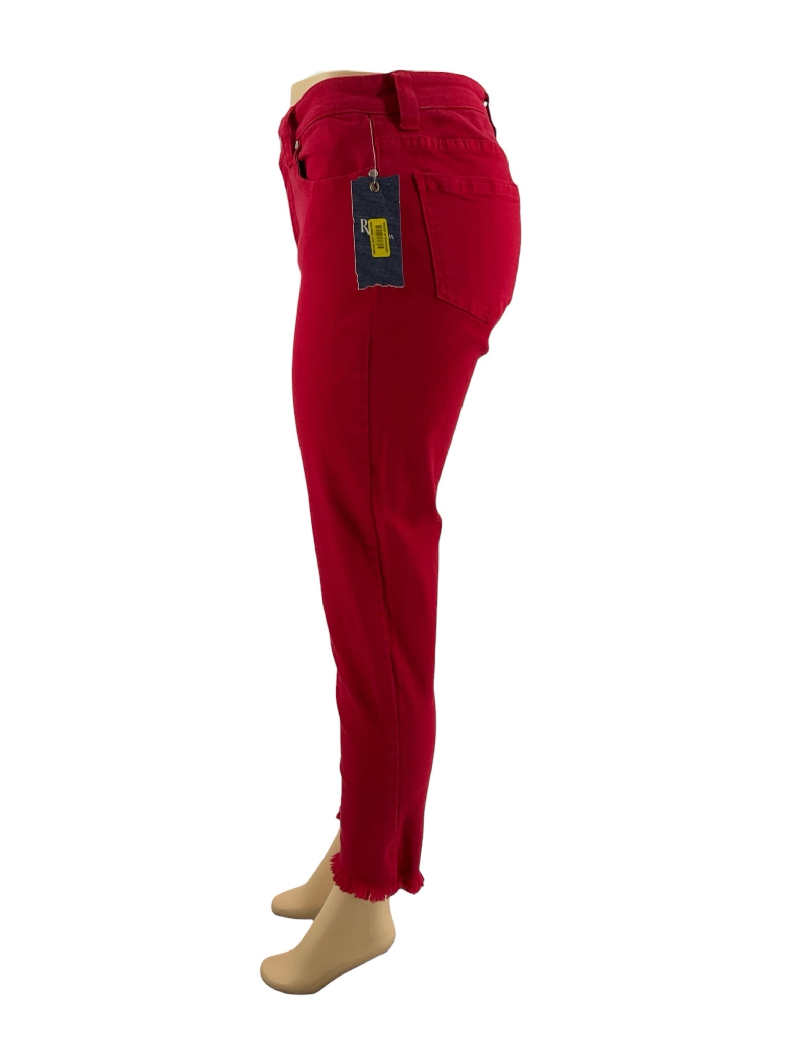 Reba - Red Solid Pre-Owned New With Tags Pants - Size 8