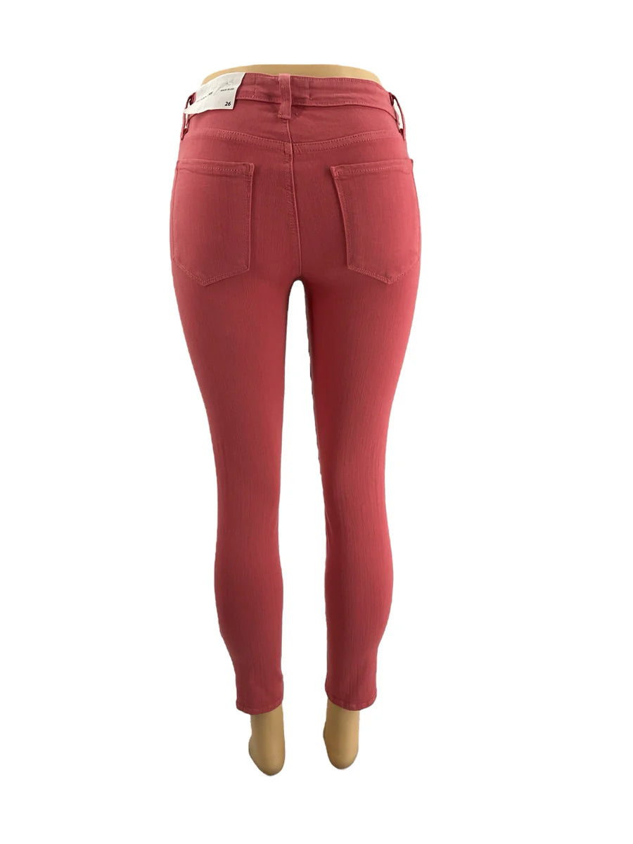 Just Black Coral Pre-Owned Ladies New with Tags Jeans – Size 3