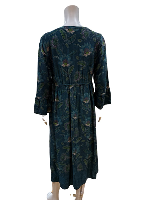 J.Jill Green/Multi Floral Pre-Owned Ladies Dress -Size XS