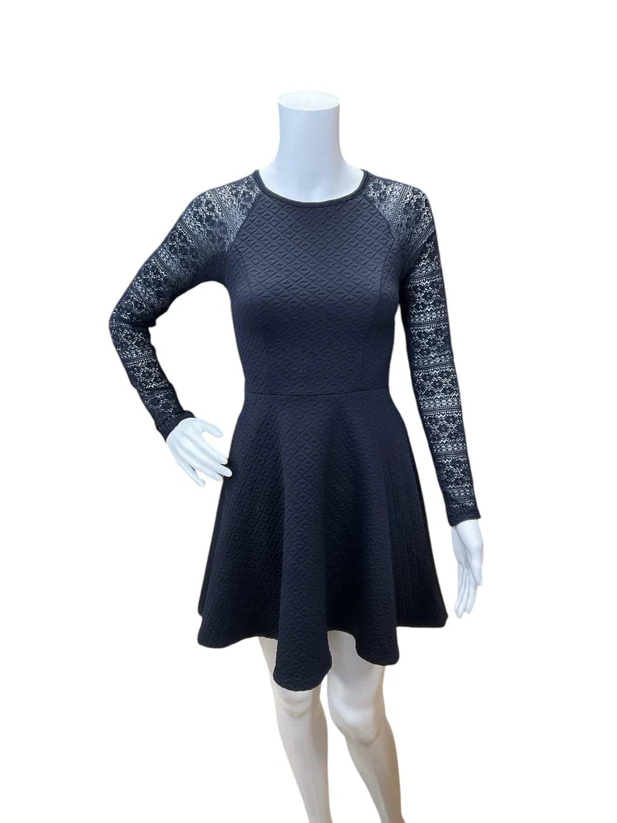 Altar'd State Navy Solid Pre-Owned Ladies Dress - Size XS