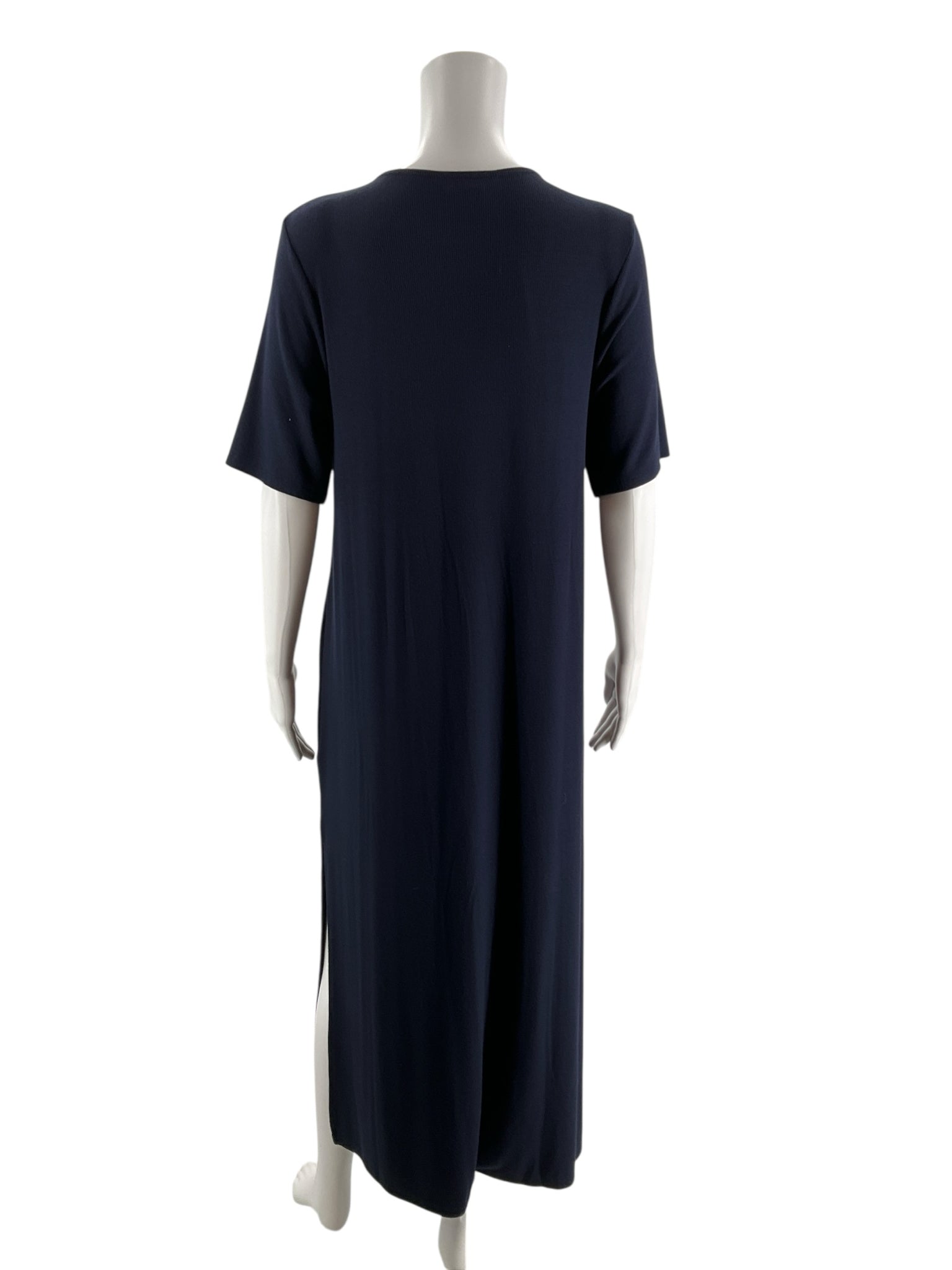 Boden Navy Ribbed Pre-Owned Ladies New With Tags Dress - Size 10R