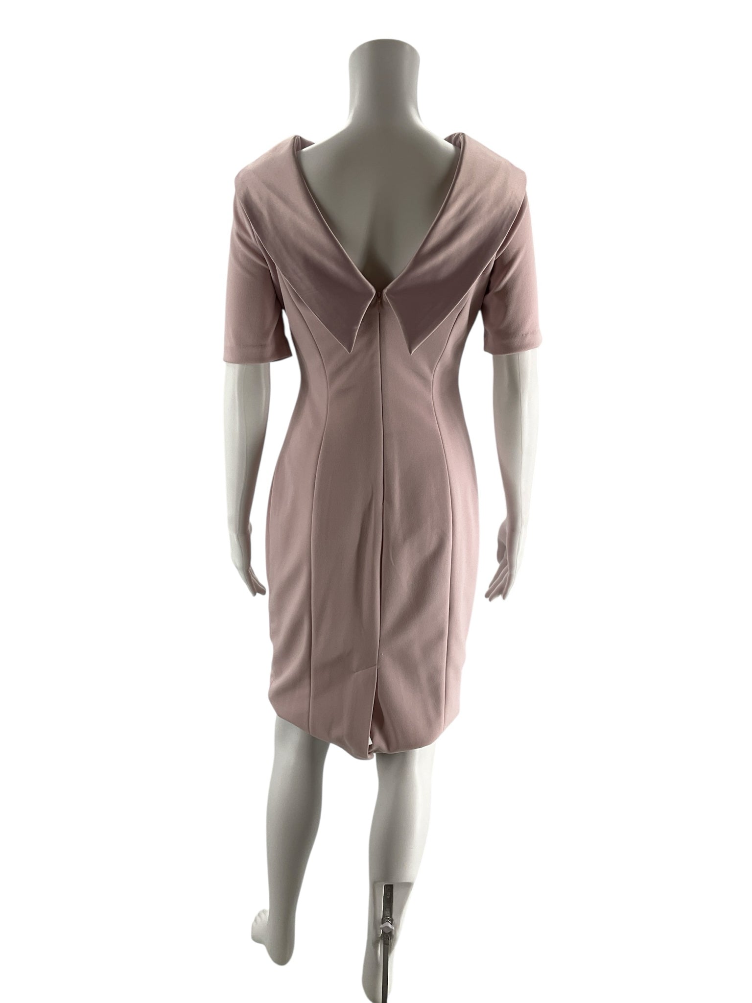 White House Black Market Lavender Solid Pre-Owned Ladies New With Tags Dress - Size 4 Petite
