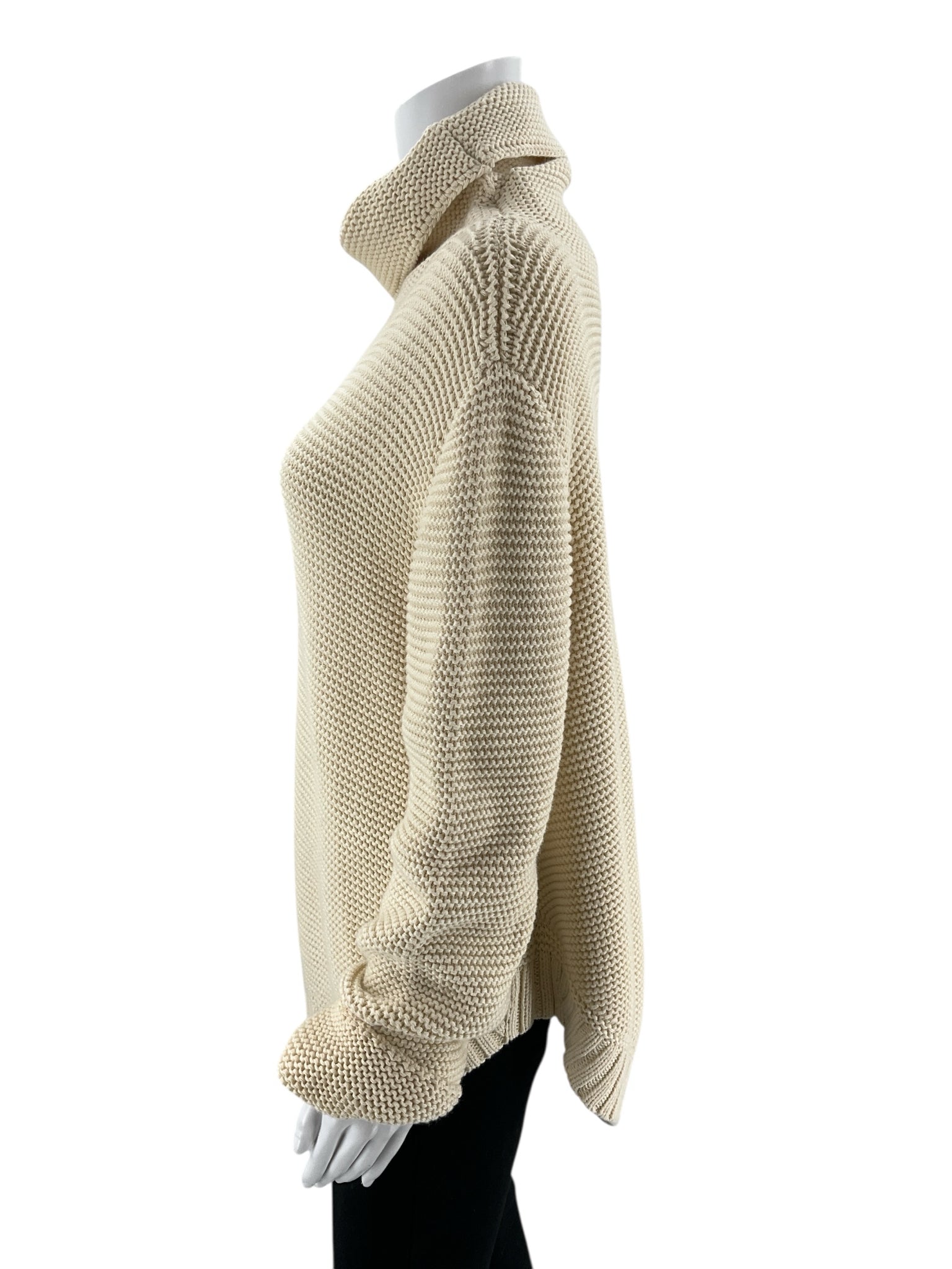 Frances Valentine -  Cream Solid Pre-Owned Ladies Casual Top -  Size XL