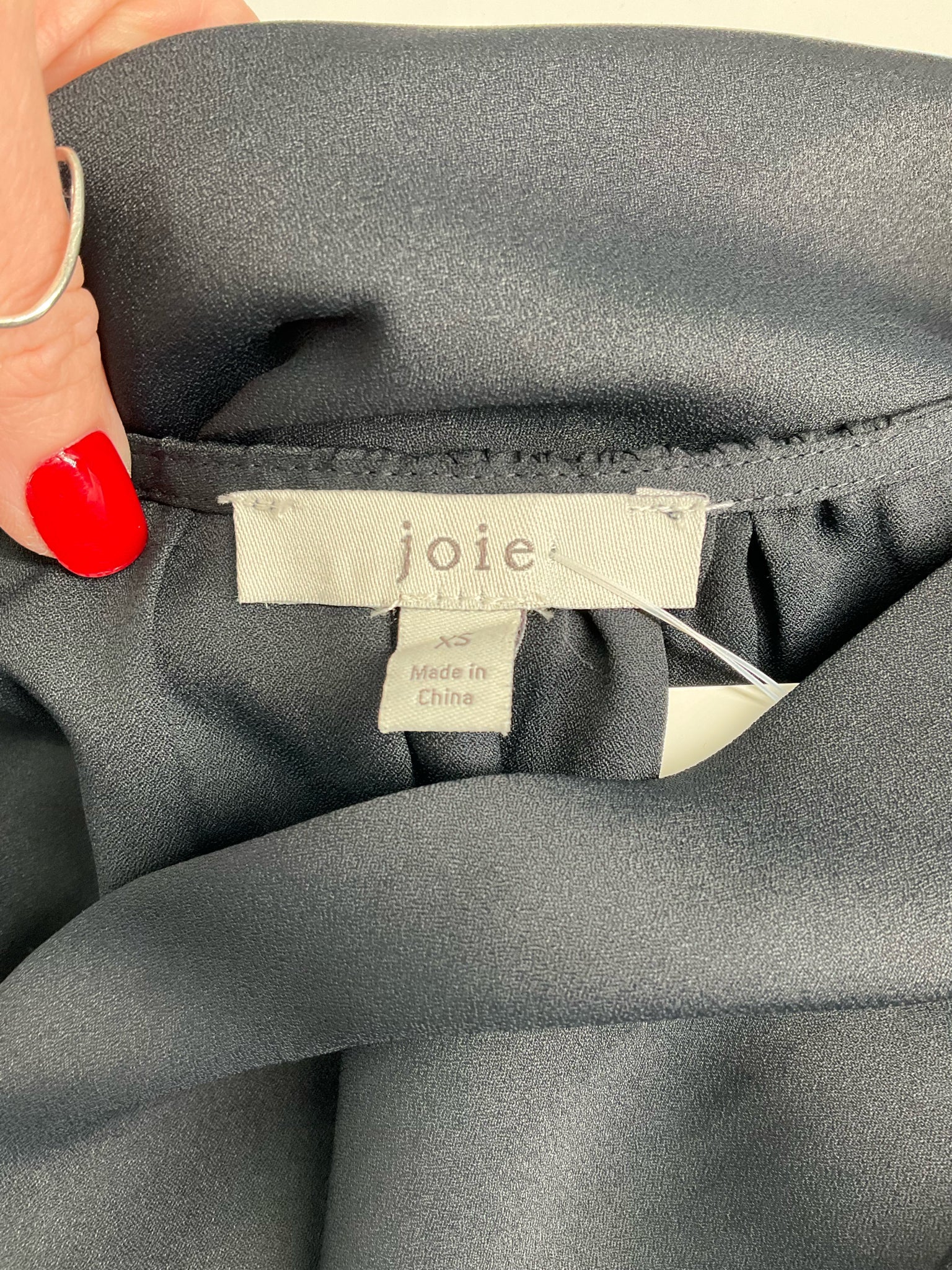 Joie -  Black Solid Pre-Owned Ladies Casual Top - Size XS