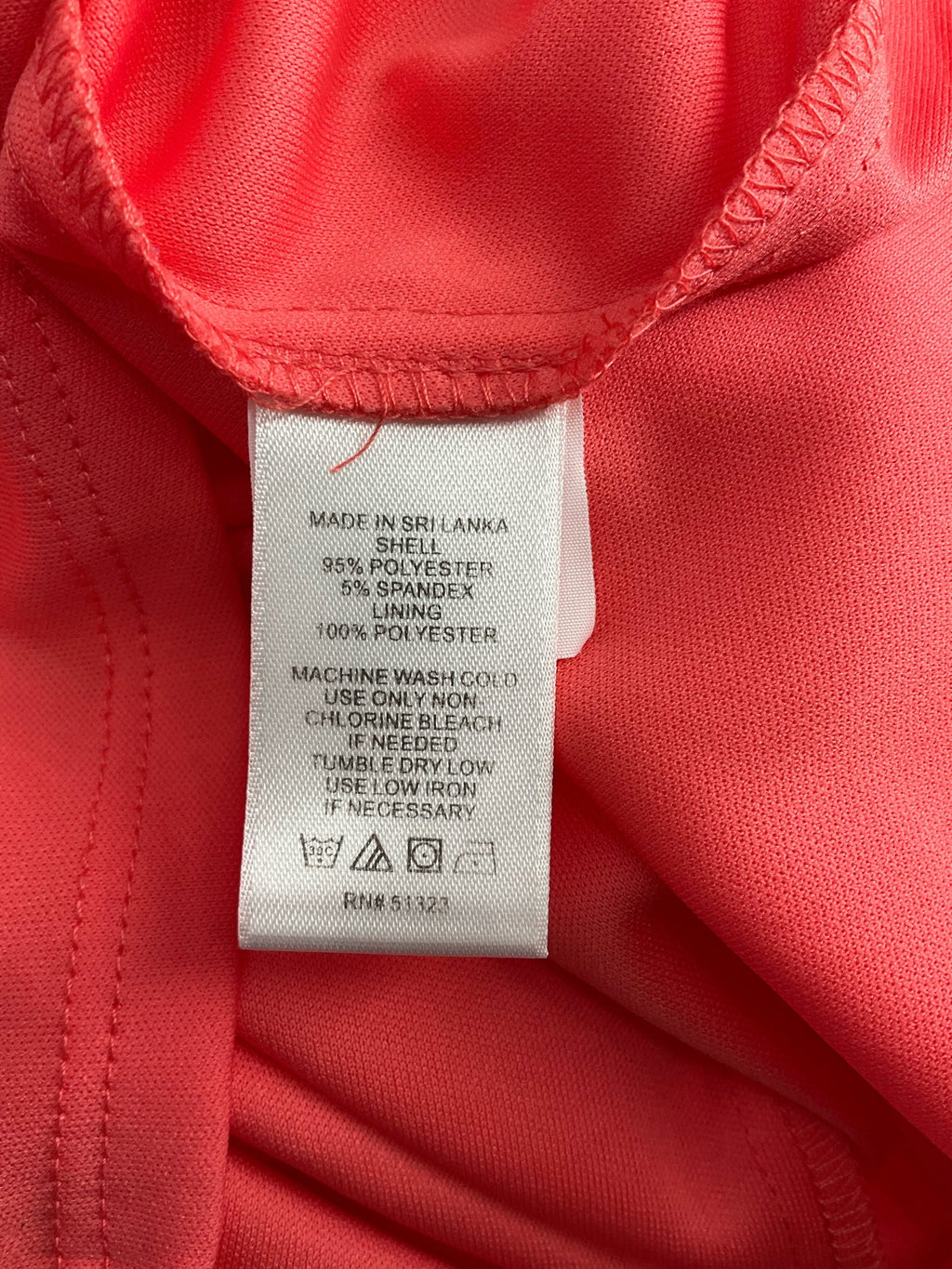 CeCe - Coral Solid Pre-Owned Ladies Casual Top - Size XS