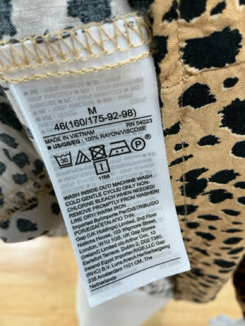 Gap Tan/Black Animal Print Ladies Pre-Owned Dress - Size Medium - Margaret’s Fine Consignment