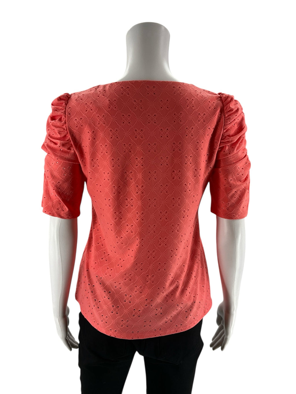 CeCe - Coral Solid Pre-Owned Ladies Casual Top - Size XS