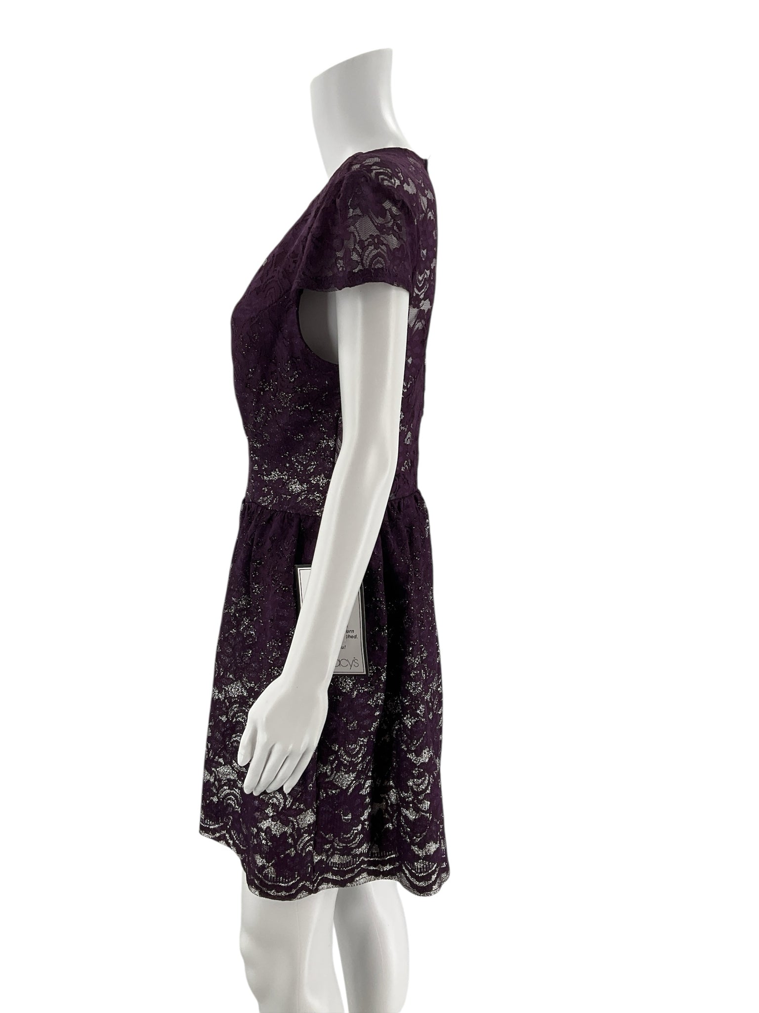 B Darlin Plum Pre-Owned Ladies Dress - Size 13/14