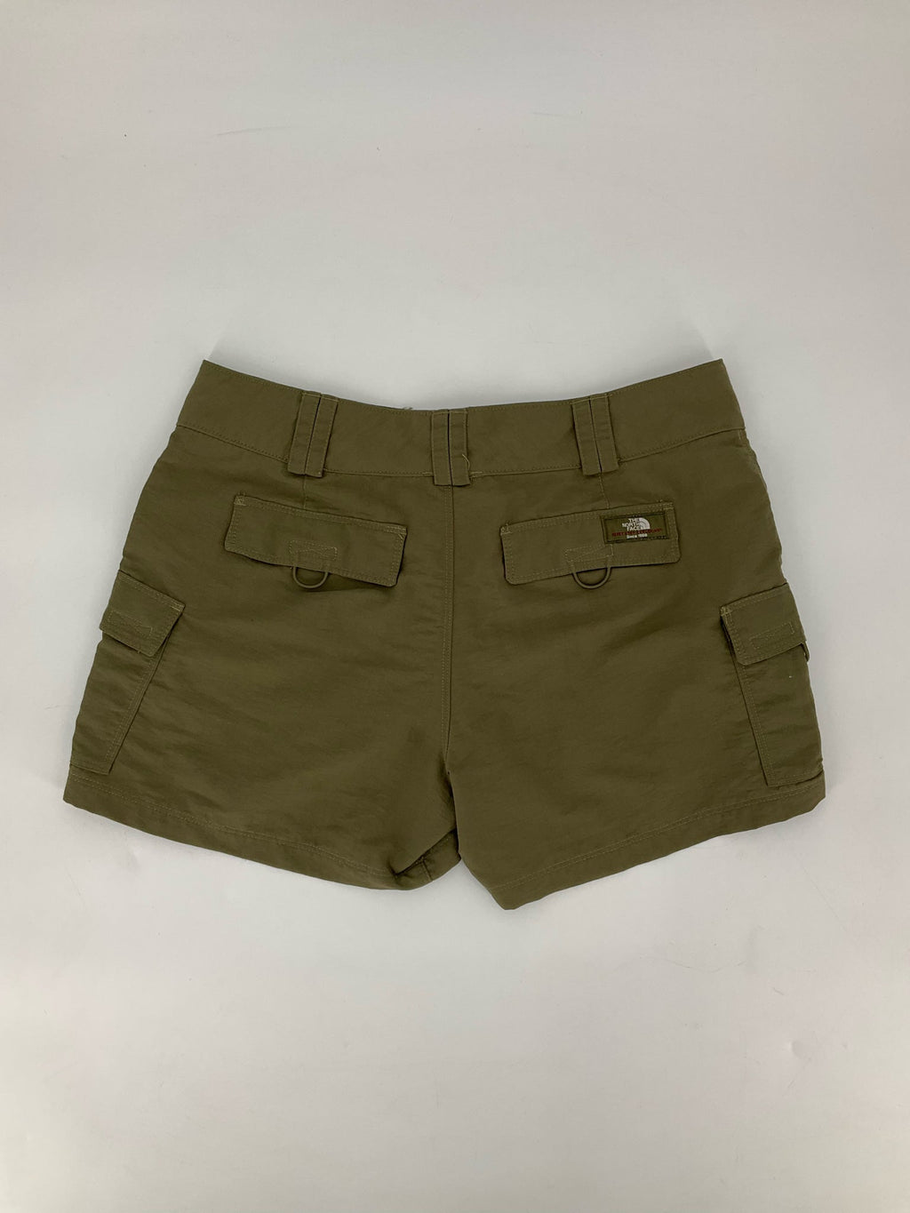 The North Face Olive Cargo Pre-Owned Ladies Shorts - Size 6