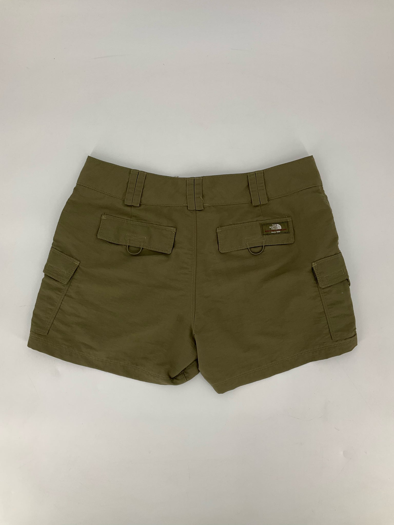 The North Face Olive Cargo Pre-Owned Ladies Shorts - Size 6