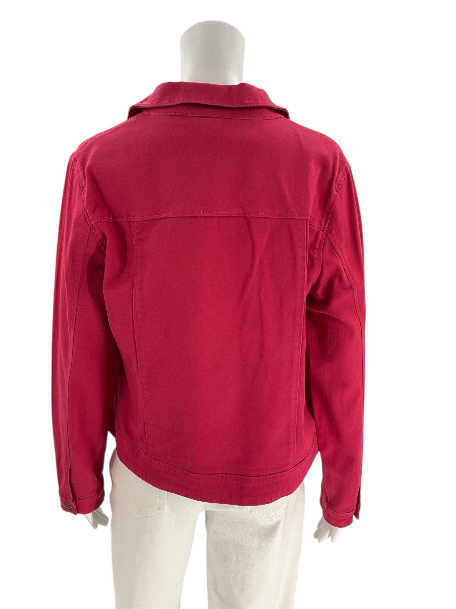 Skye's The Limit Pink Solid Pre-Owned Ladies Jacket - Size Large - Margaret’s Fine Consignment