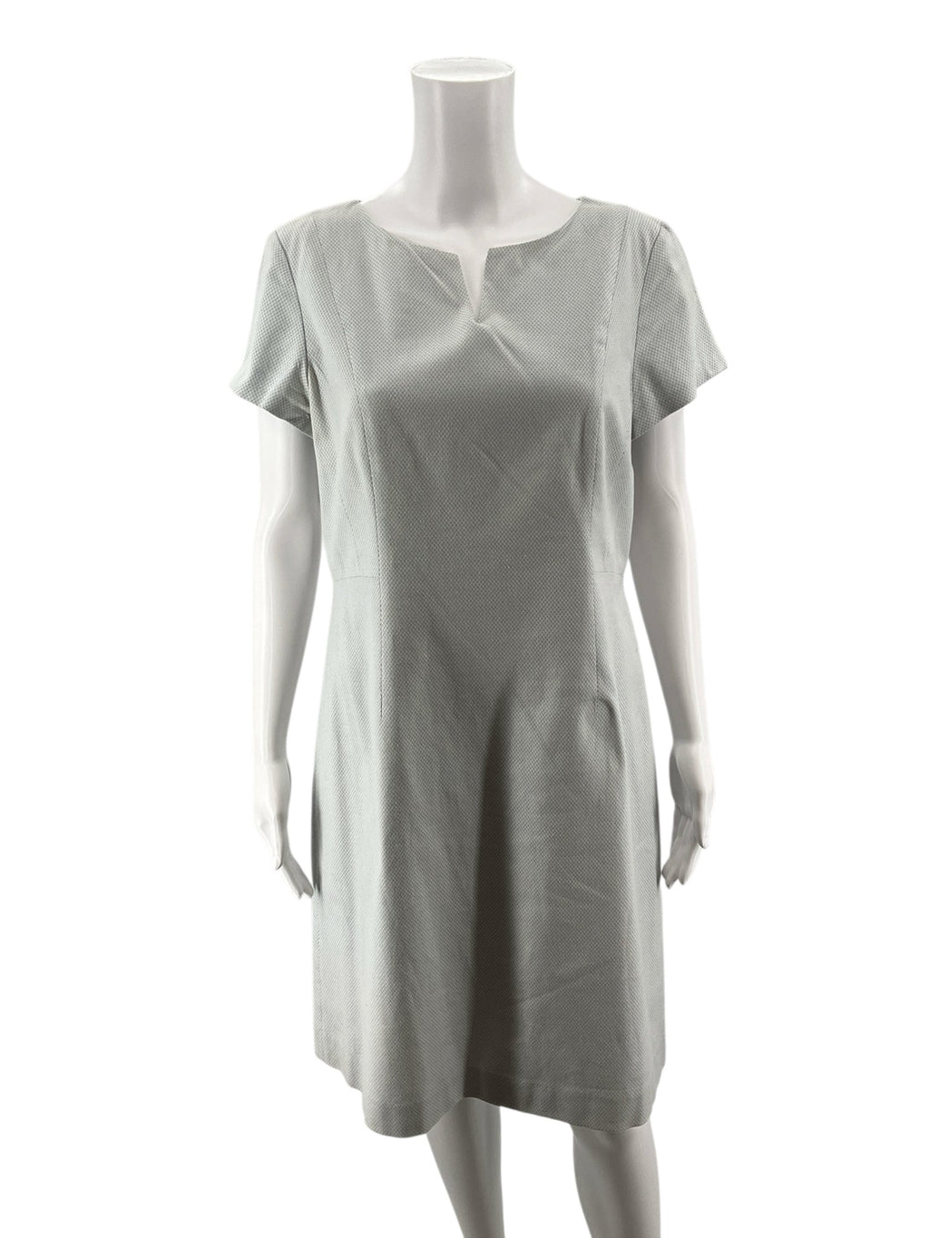 Talbots Baby Blue Solid Pre-Owned Ladies Dress - Size 12 Petite