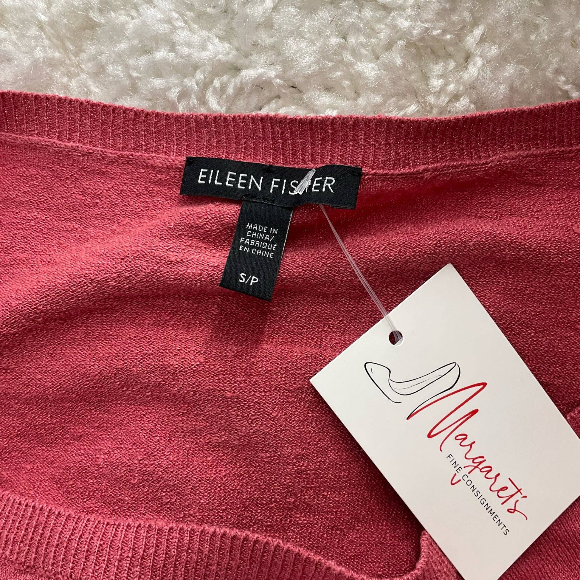 Eileen Fisher Apricot Pre-Owned Ladies Top - Size Small Petite - Margaret’s Fine Consignment