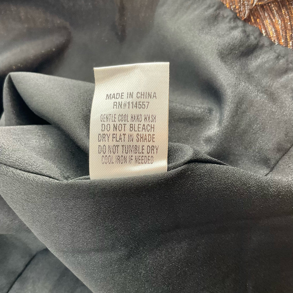 THML Gold/Silver/Black Shimmer Pre-Owned Ladies Dress - Size Small - Margaret’s Fine Consignment