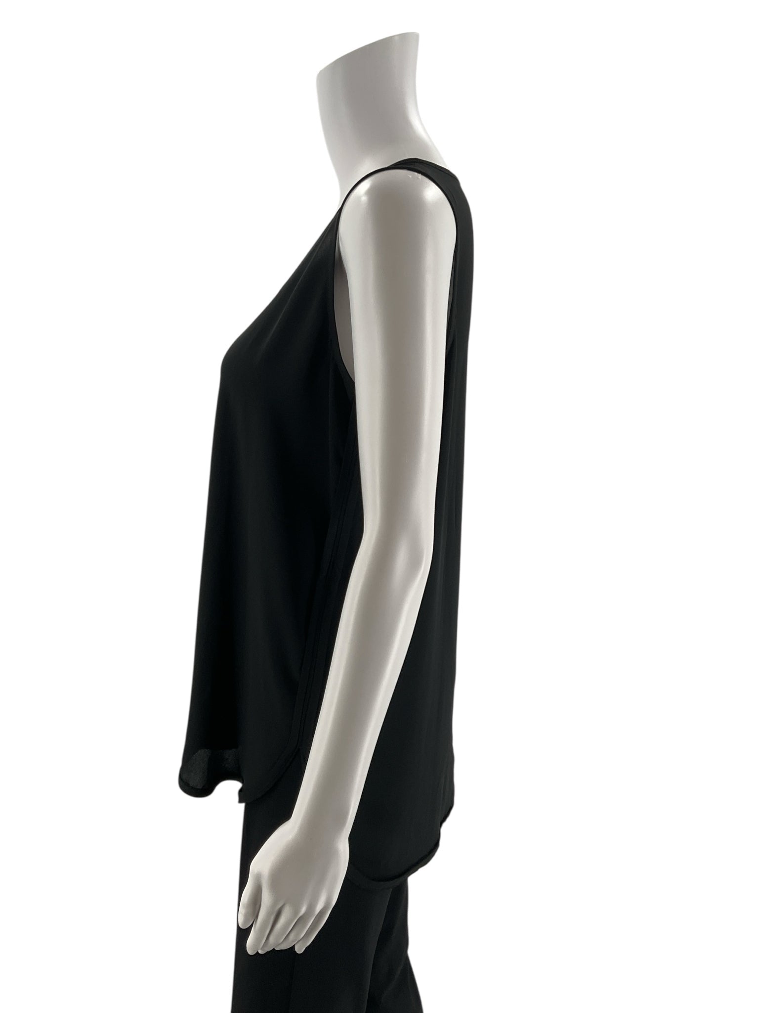 Loft Black Solid Pre-Owned Ladies Top - Size Small Petite