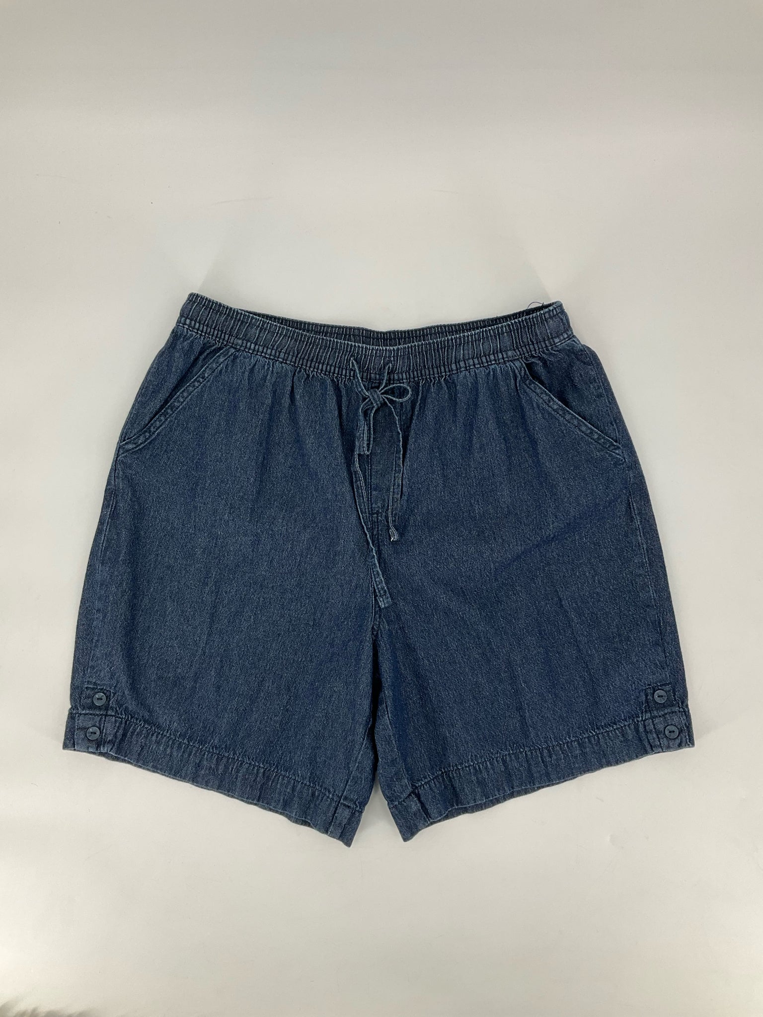 Karen Scott Blue Denim Pre-Owned Ladies Shorts - Size Large