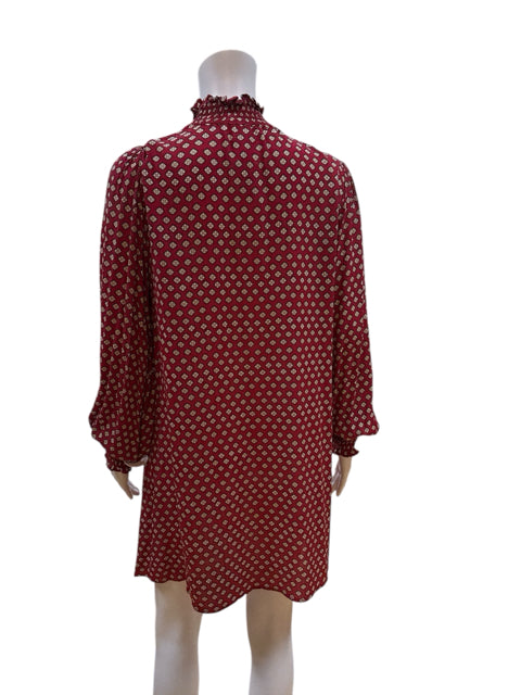 MP/C Red/Black/Tan/Biege Diamond Pre-Owned Ladies Dress - Size XS