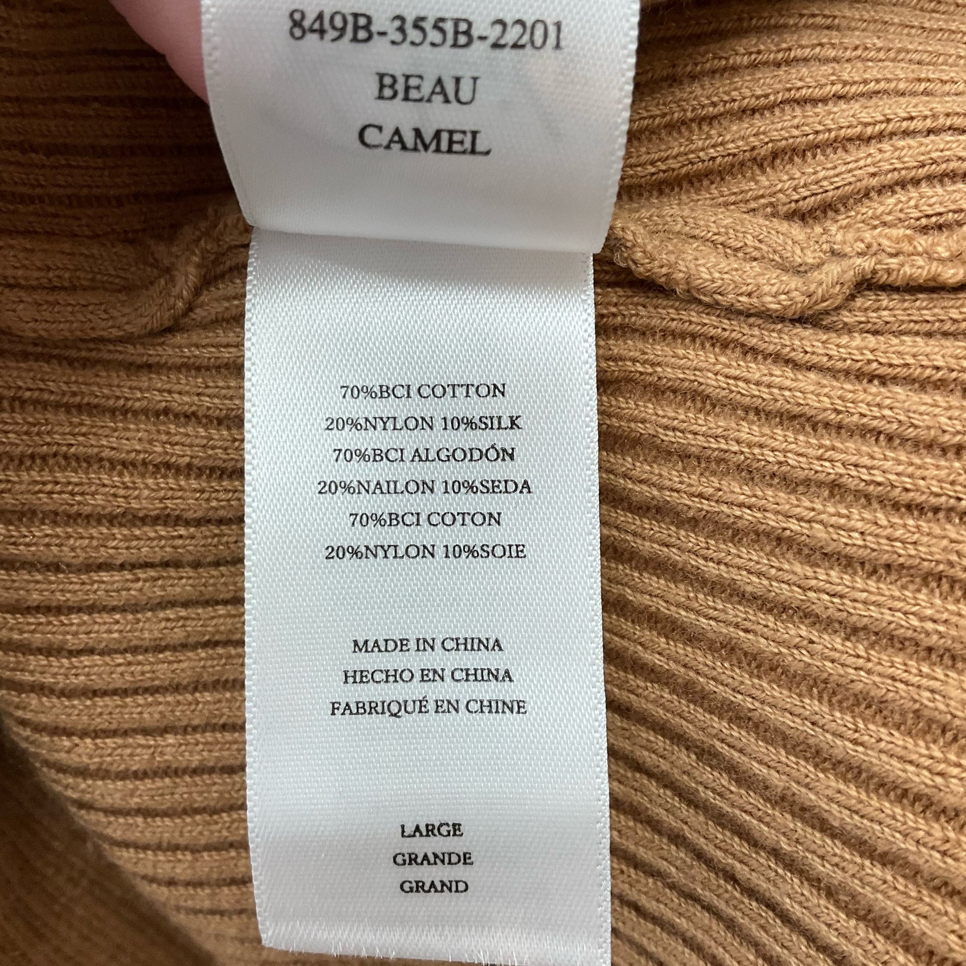 Rails Camel Pre-Owned Ladies New with Tags Top -  Size Large
