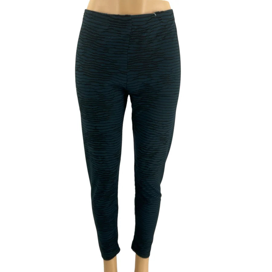 Elsewhere Teal/Black Pre-Owned Ladies Pants – Size Large