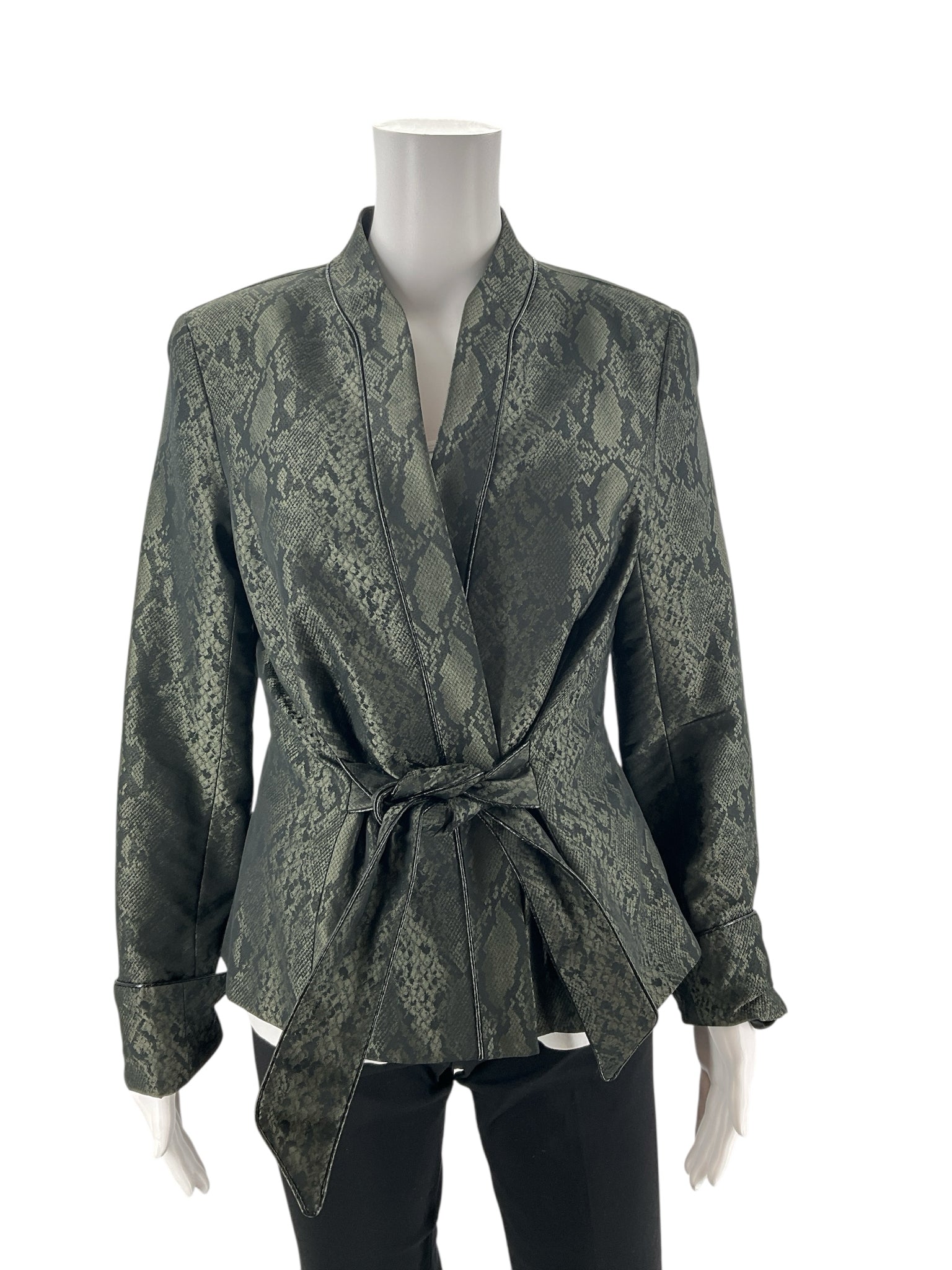 Doncaster Green/Black Pre-Owned Ladies Jacket - Size 10