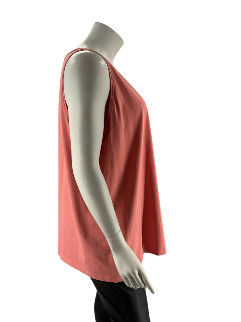Catherine Orange Solid Pre-Owned Ladies Sleeveless Top - Size 3X