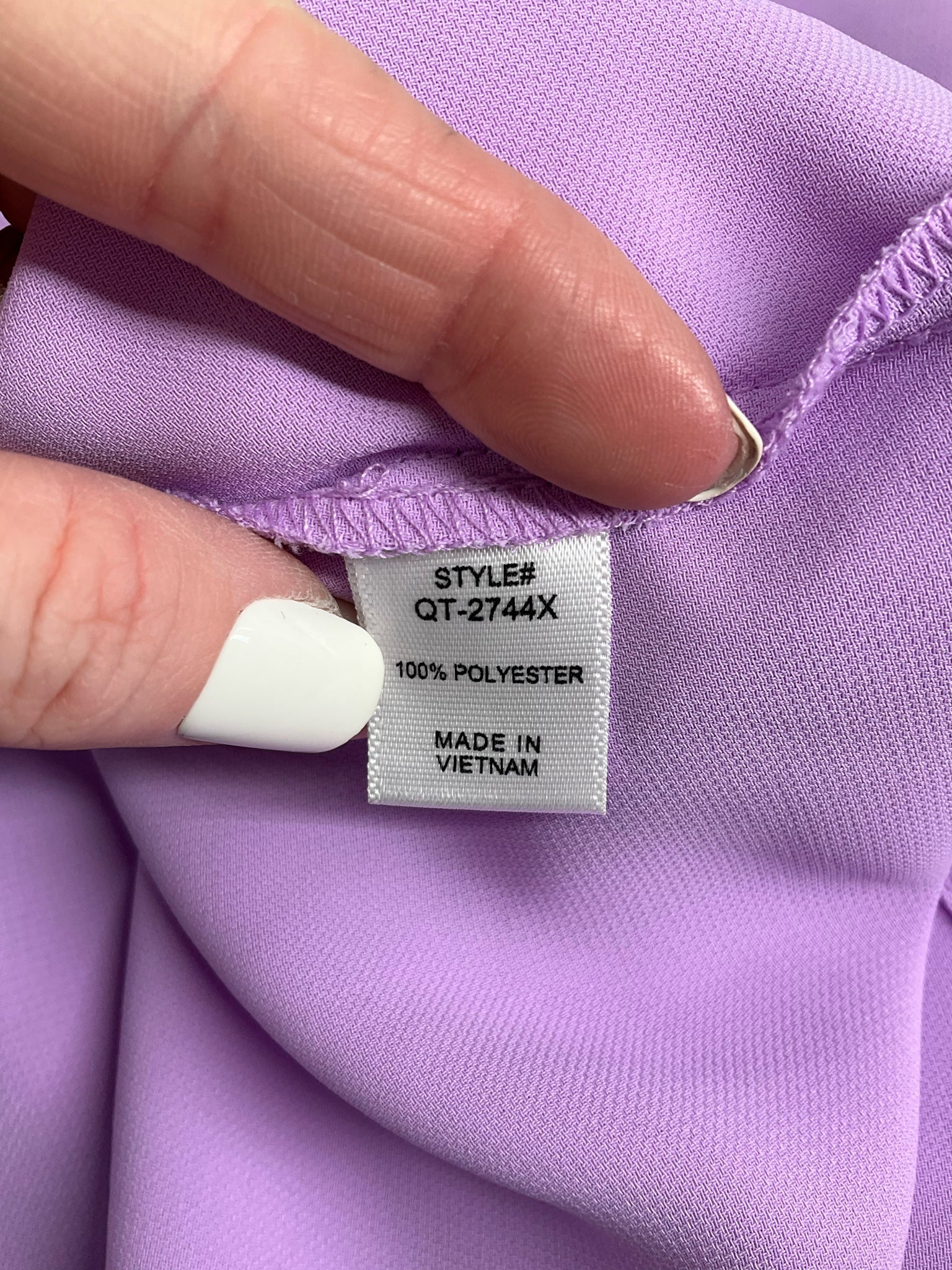 Zenana Lavender Solid Pre-Owned Ladies Casual Top - Size 3X