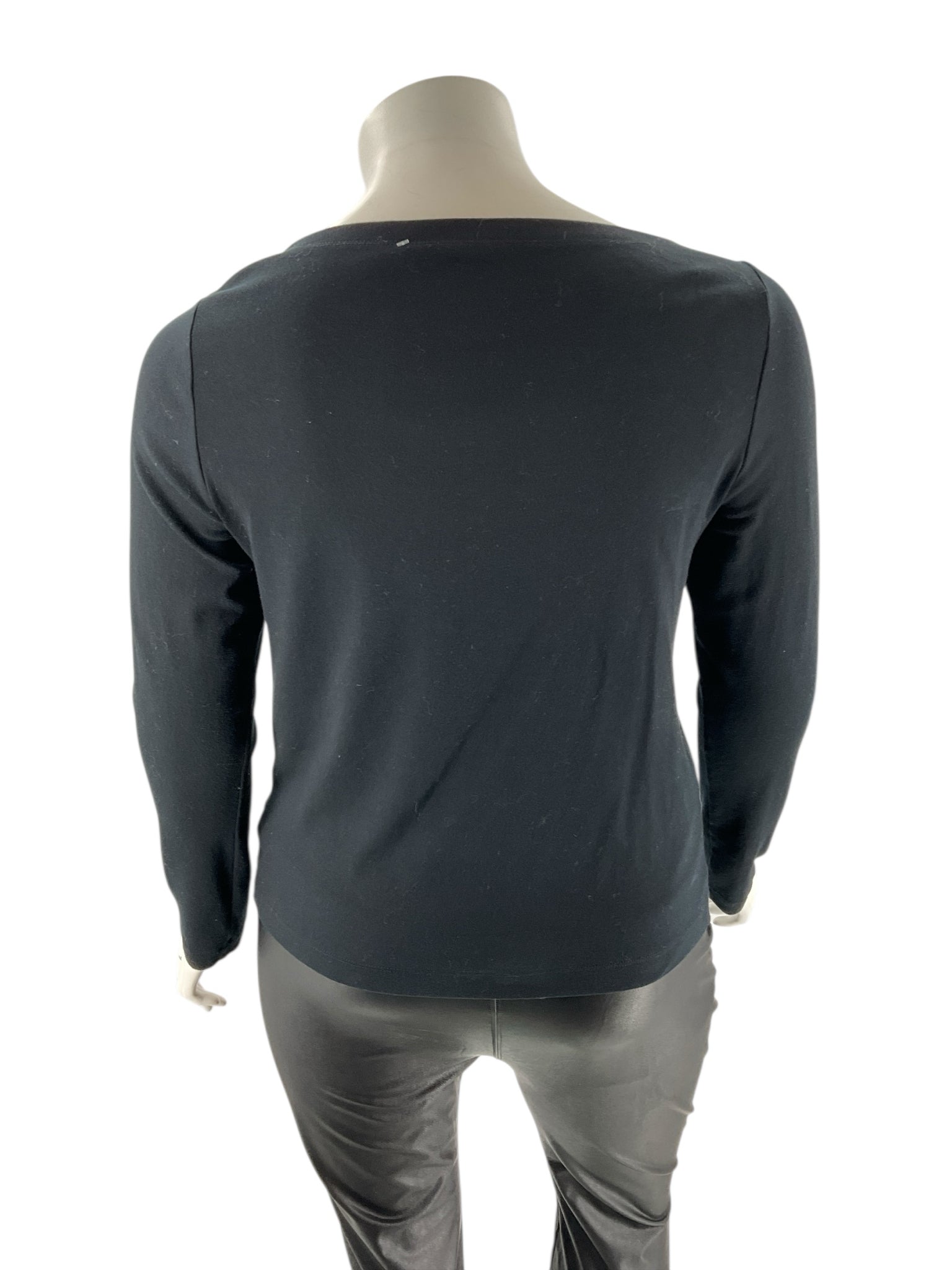 Gap Black Solid Pre-Owned Ladies Top - Size XXL