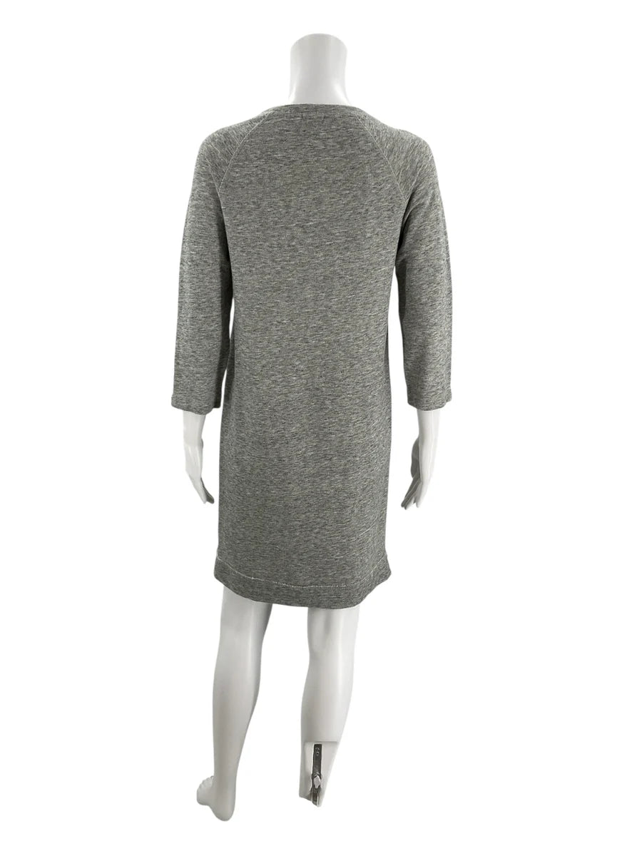 J.Crew Gray Heathered Pre-Owned Ladies Dress – Size XS
