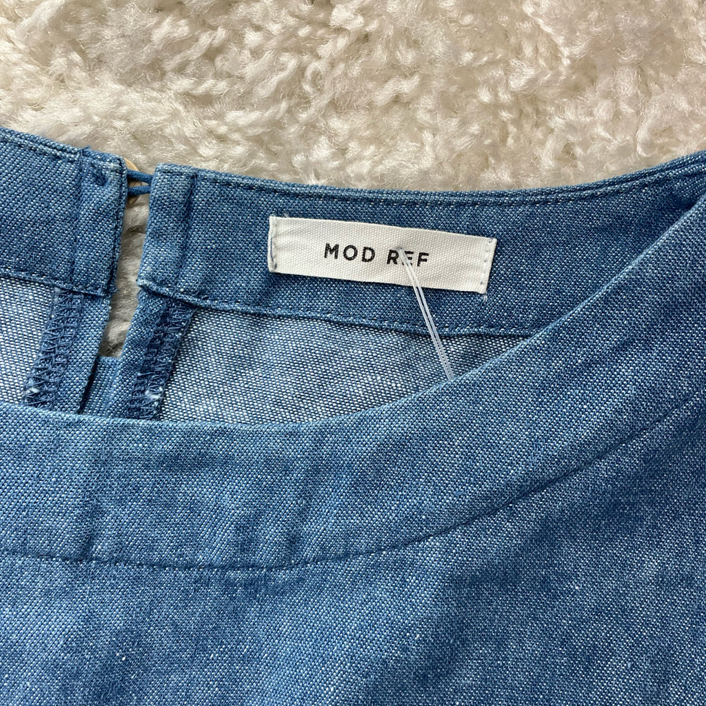 Mod Ref Denim Solid Pre-Owned Ladies Dress - Size Medium - Margaret’s Fine Consignment