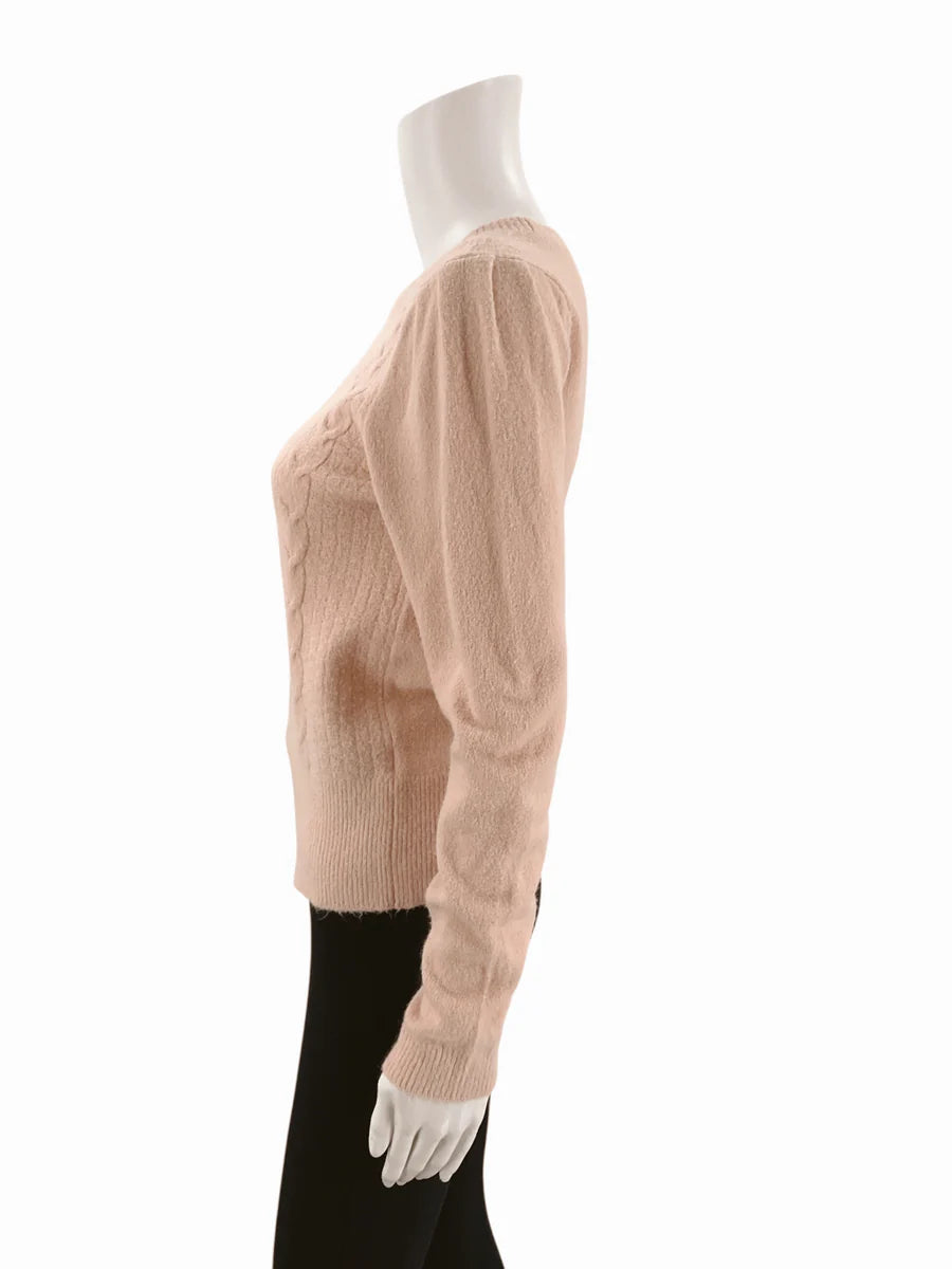 Halogen Pink Solid Pre-Owned Ladies Top - Size XS