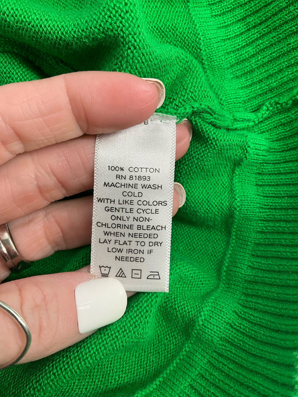 Isaac Mizrahi Green Shell Pre-Owned Ladies Casual Top -  Size 1X