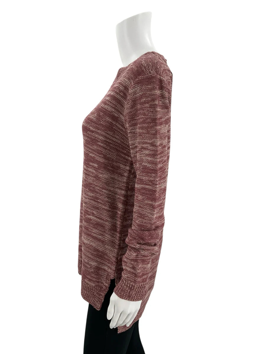 Madison Lilly Mauve Heathered Pre-Owned Ladies New with Tags Top - Size Small