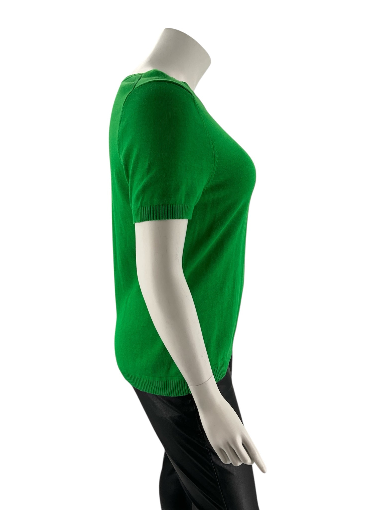 Isaac Mizrahi Green Shell Pre-Owned Ladies Casual Top -  Size 1X
