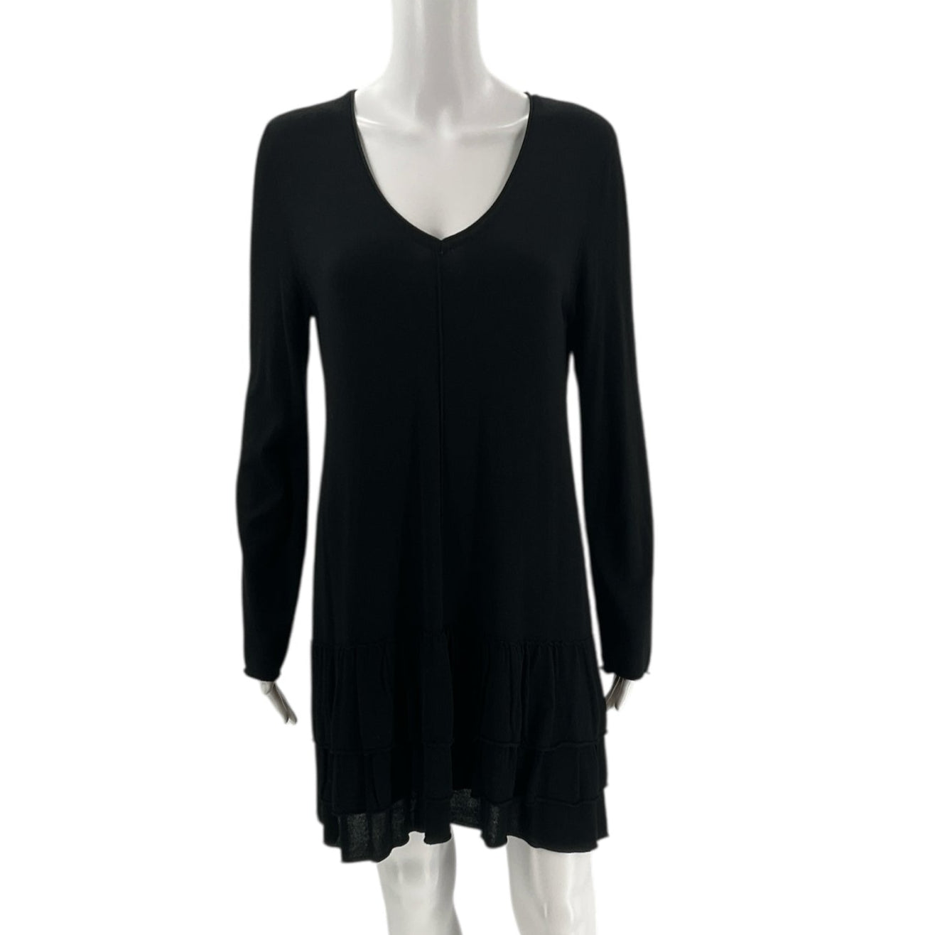 Style & Co Black Solid Pre-Owned Ladies Dress - Size Medium Petite - Margaret’s Fine Consignment