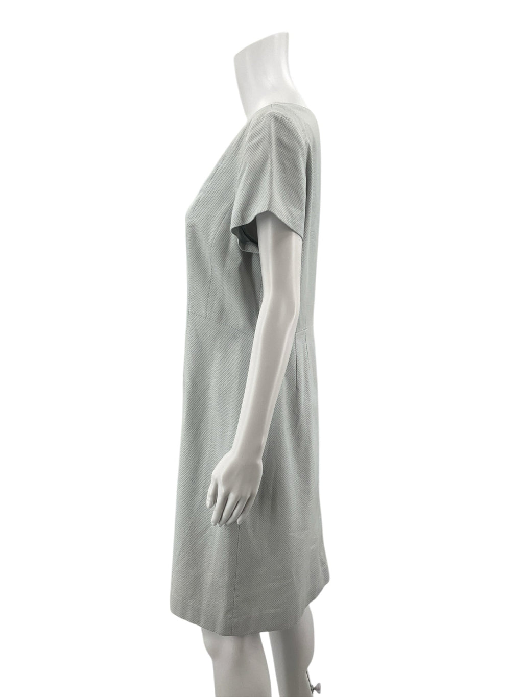 Talbots Baby Blue Solid Pre-Owned Ladies Dress - Size 12 Petite