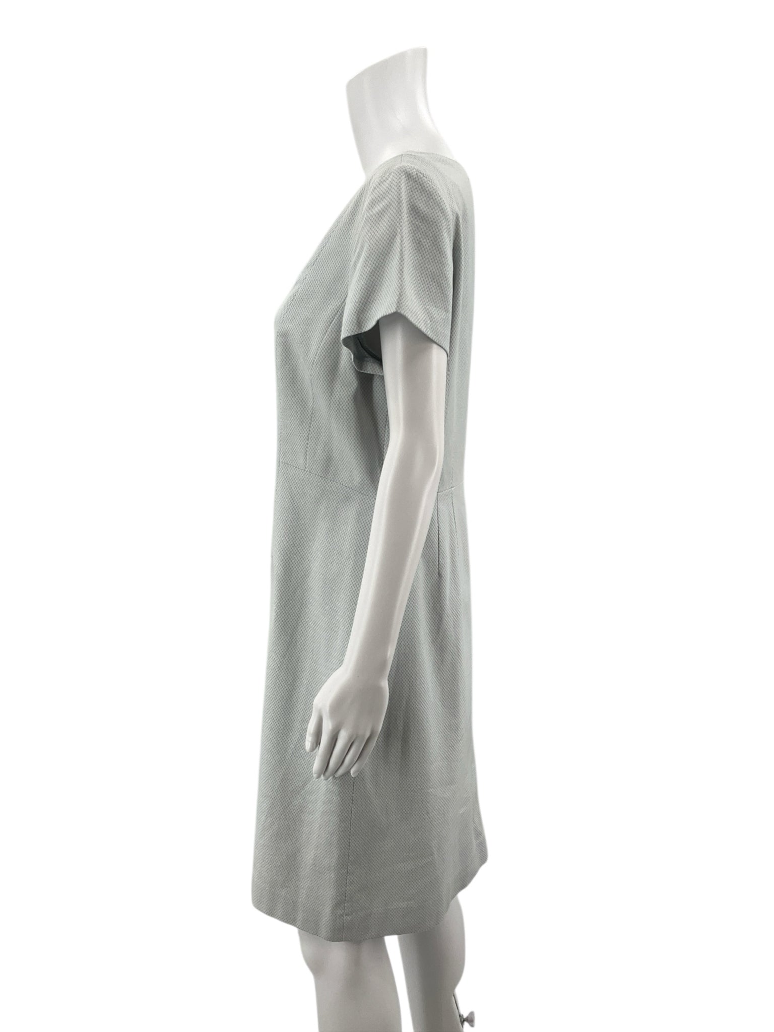 Talbots Baby Blue Solid Pre-Owned Ladies Dress - Size 12 Petite